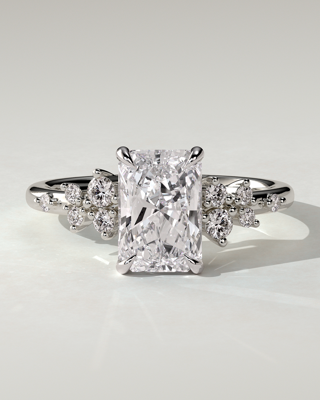 Willow Solitaire Radiant Ring
