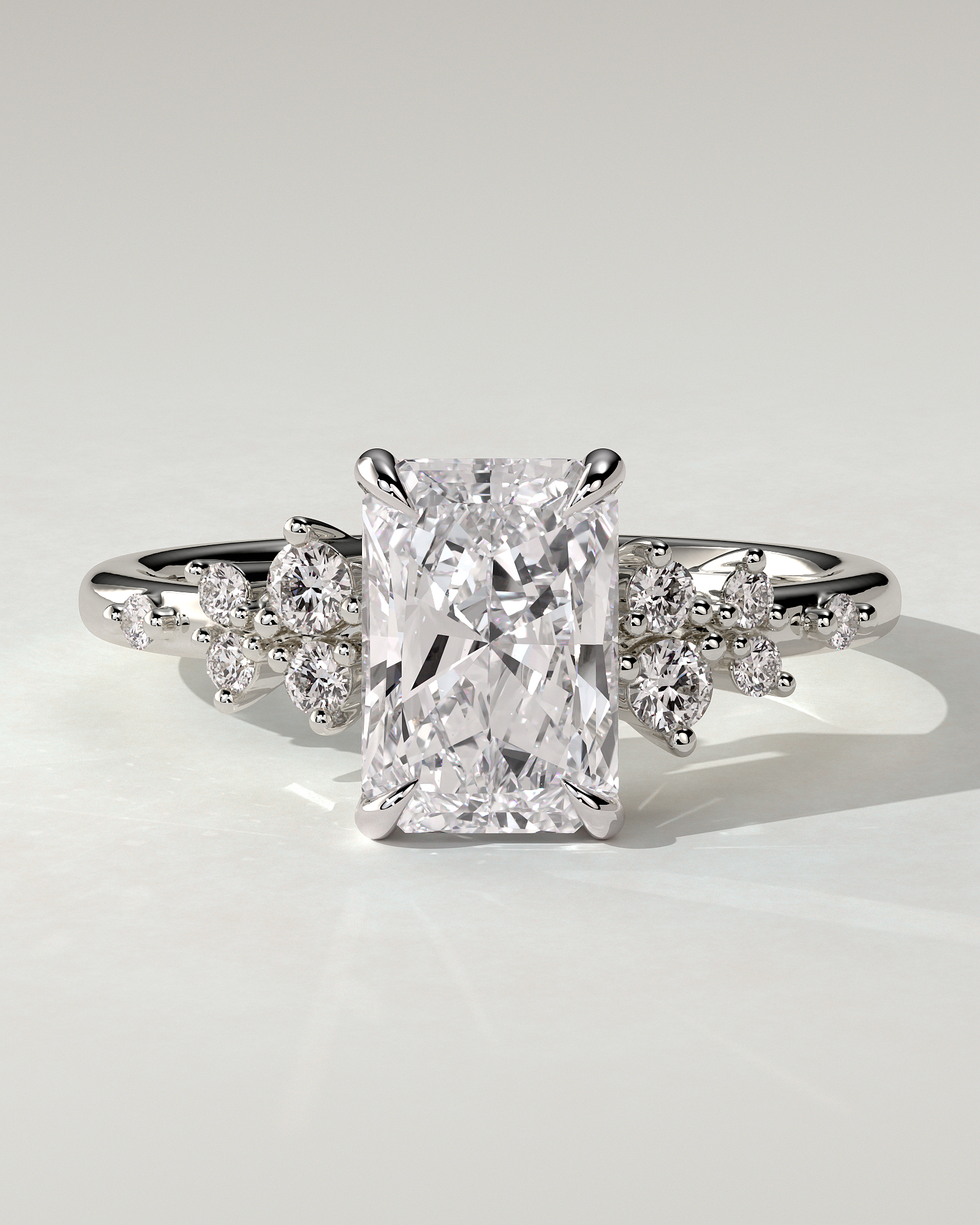 Willow Solitaire Radiant Ring