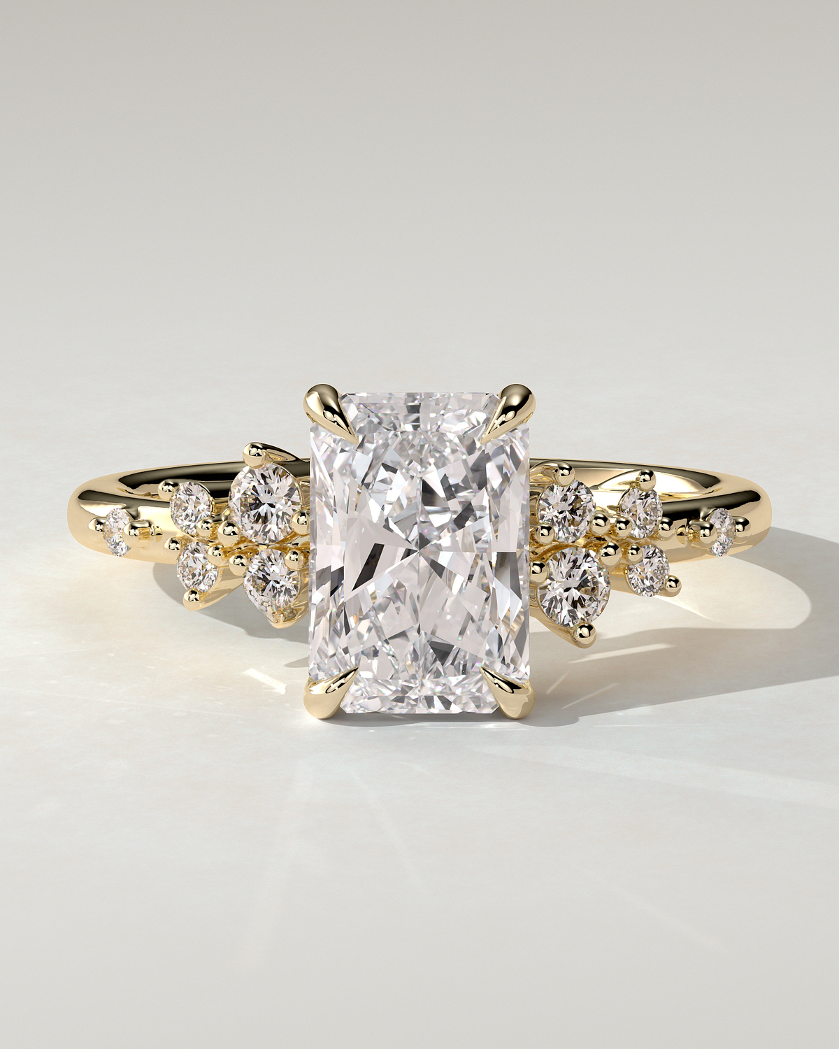 Willow Solitaire Radiant Ring