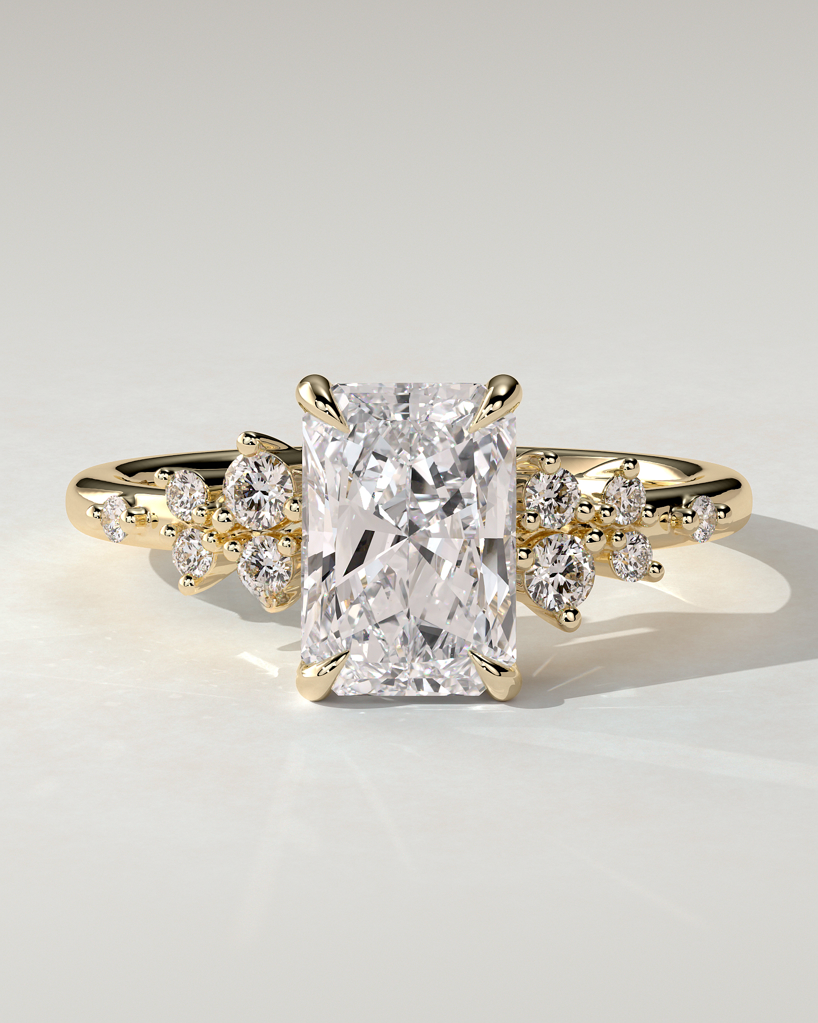 Willow Solitaire Radiant Ring