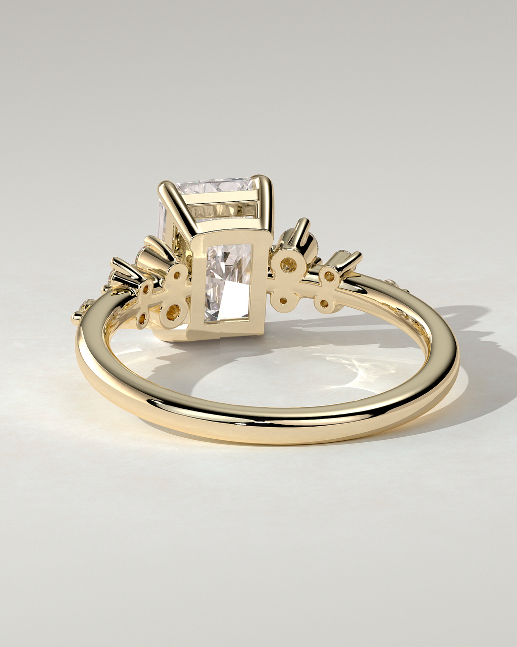 Willow Solitaire Radiant Ring