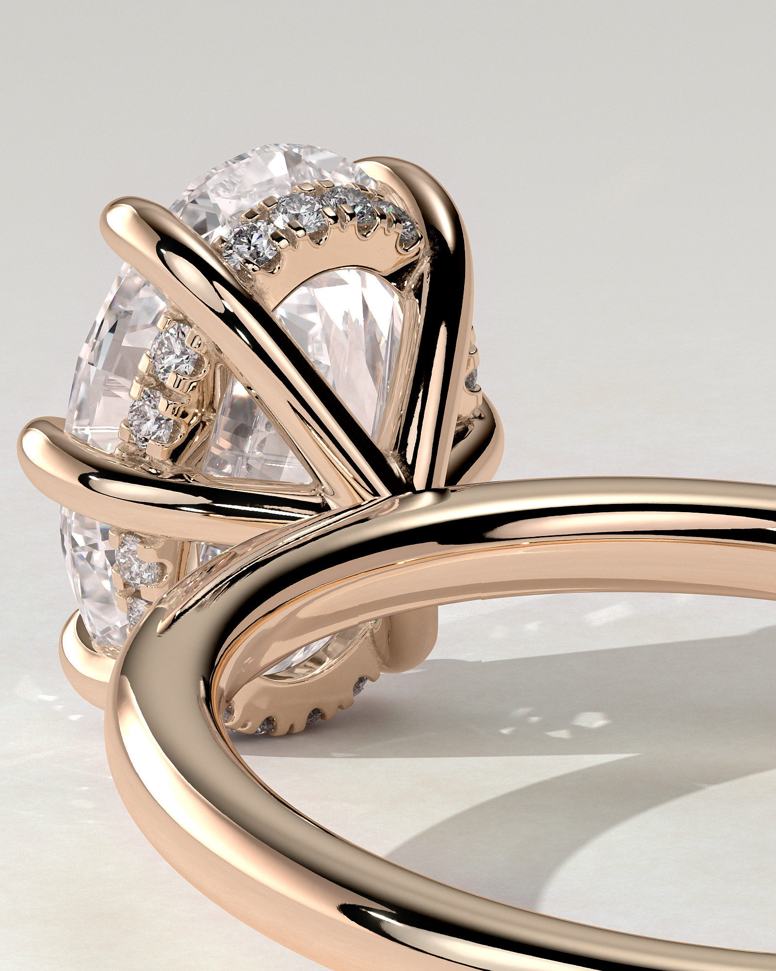 Wilma Solitaire Oval Ring