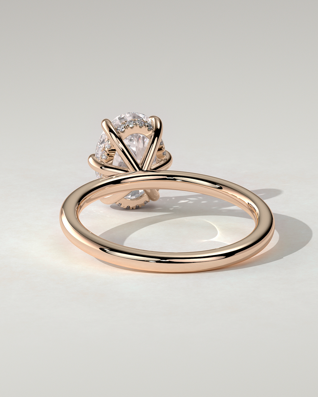 Wilma Solitaire Oval Ring
