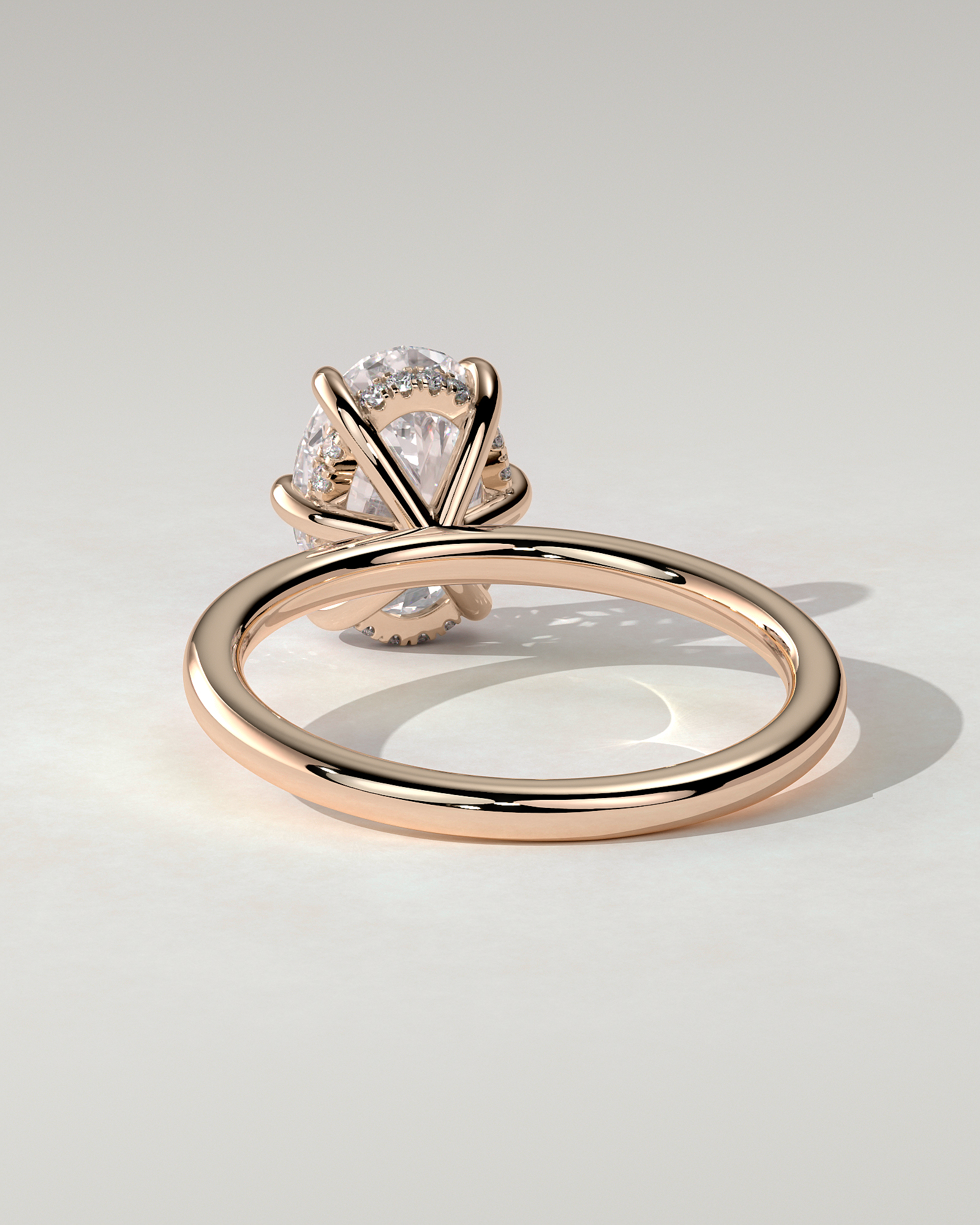 Wilma Solitaire Oval Ring