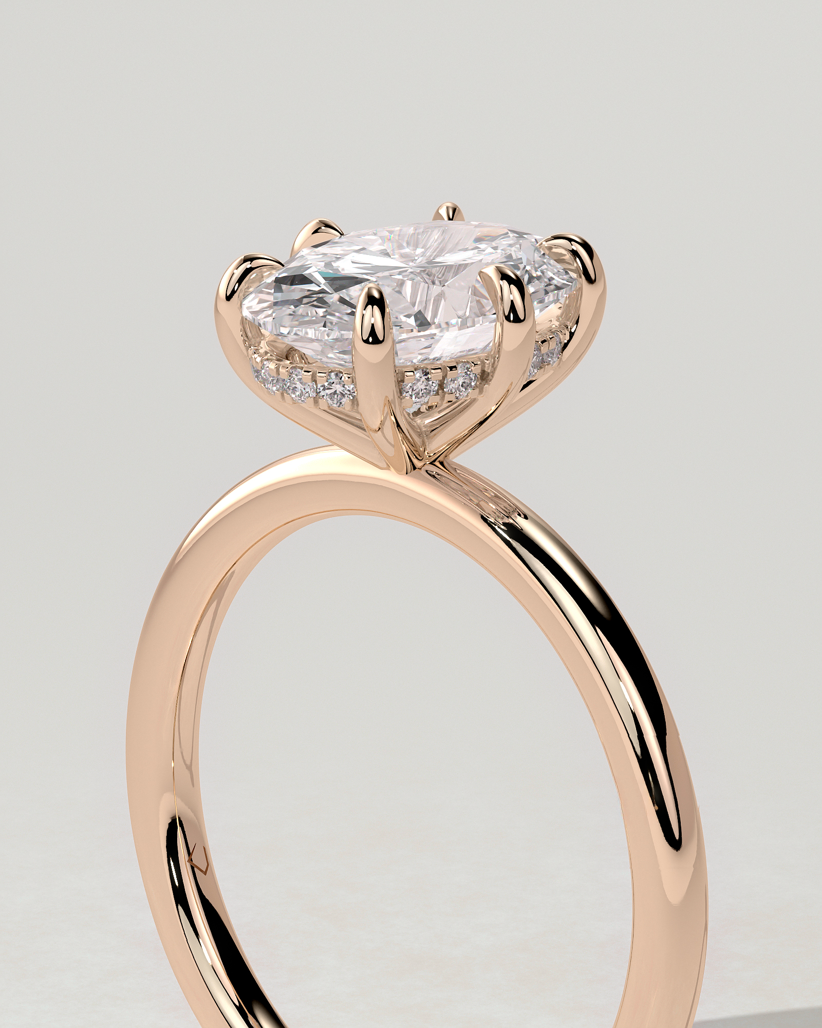 Wilma Solitaire Oval Ring