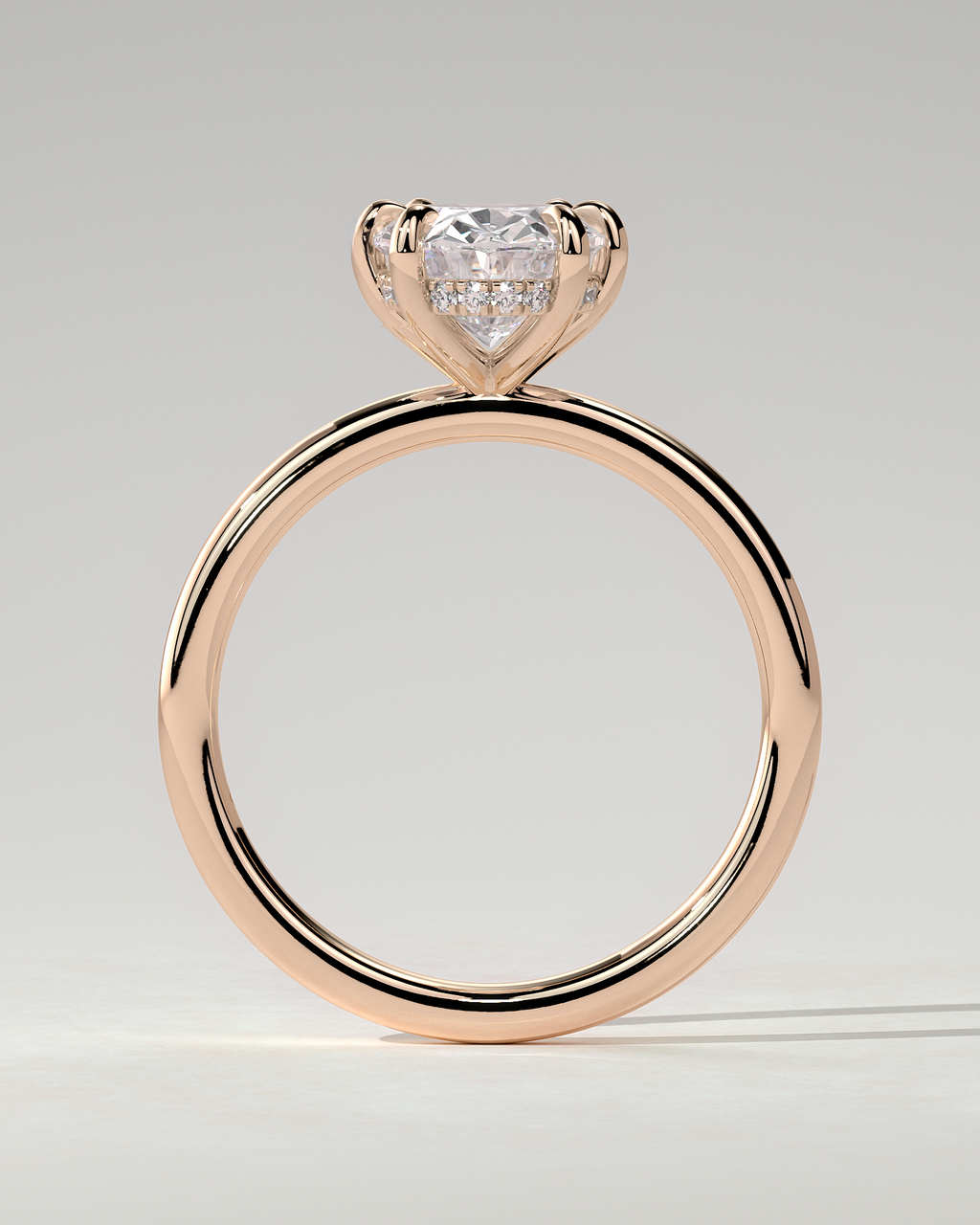 Wilma Solitaire Oval Ring