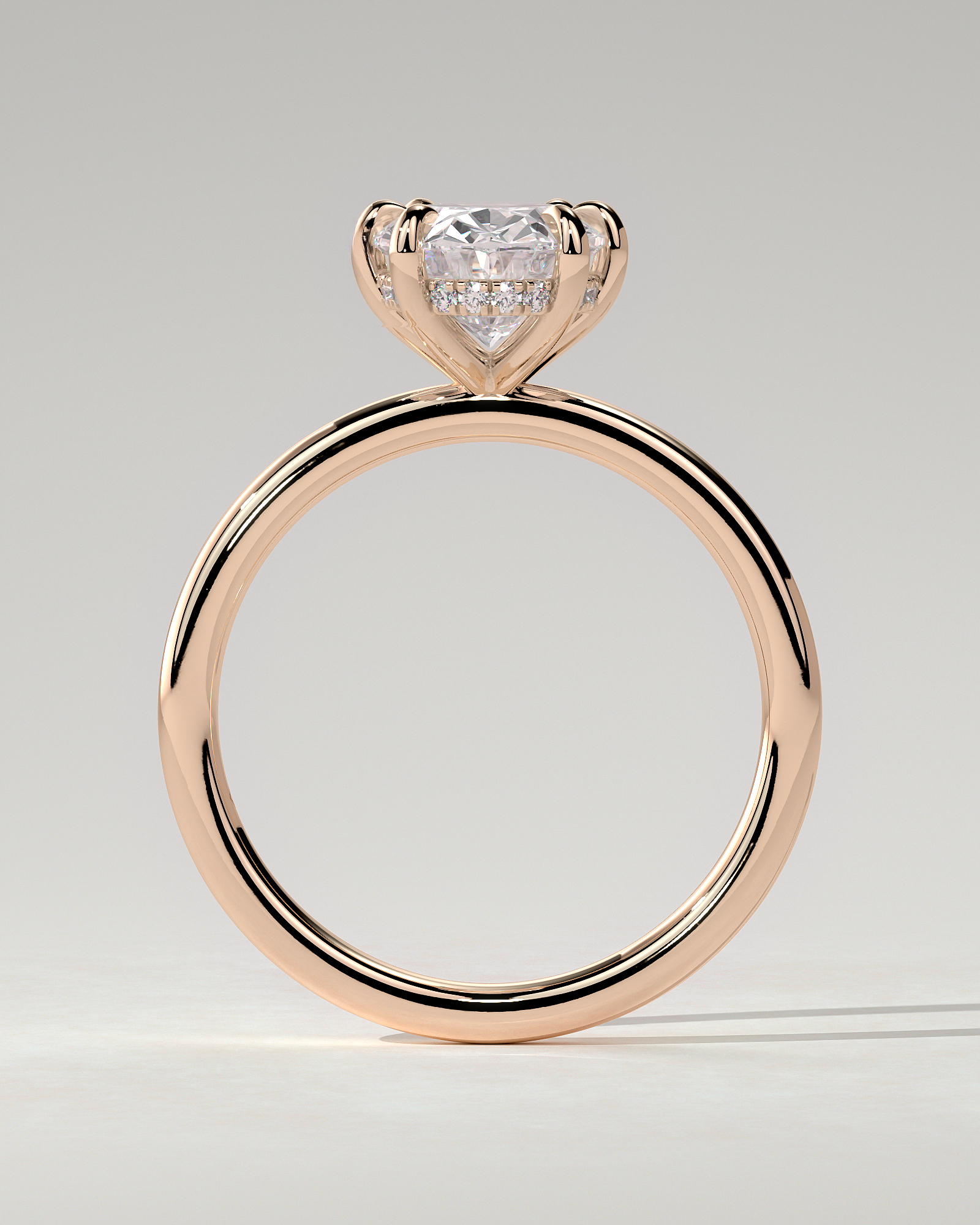 Wilma Solitaire Oval Ring