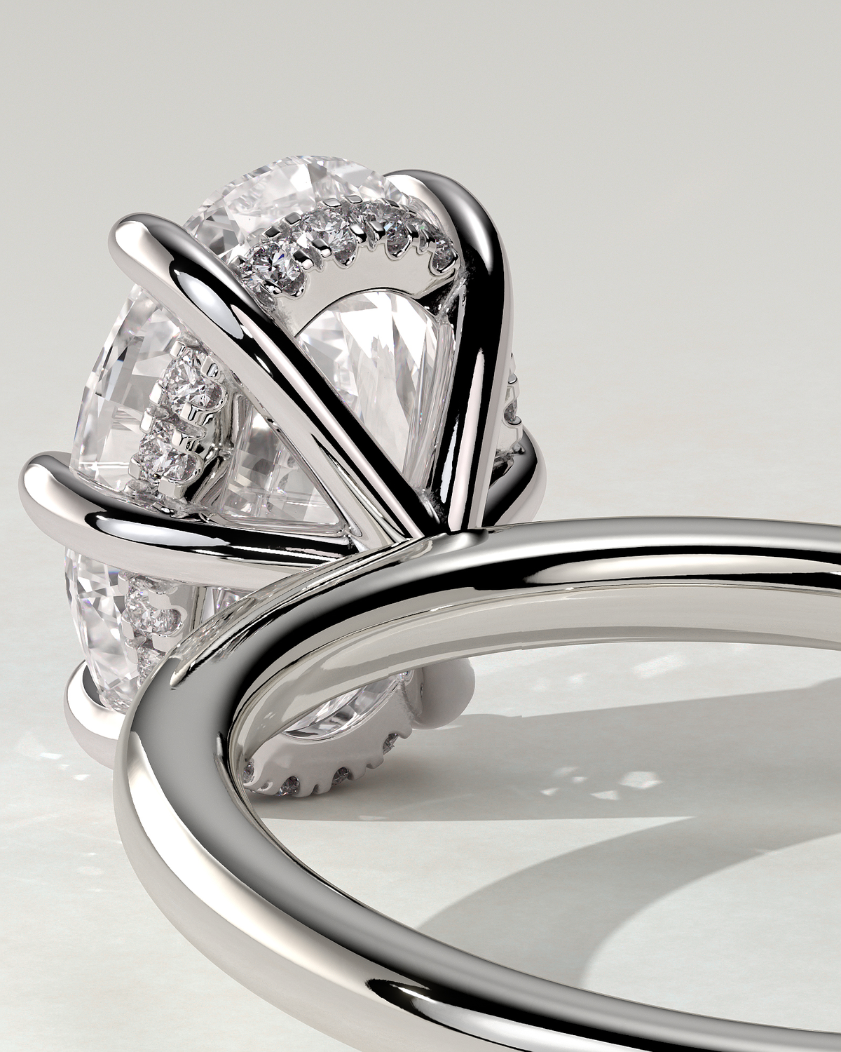 Wilma Solitaire Oval Ring