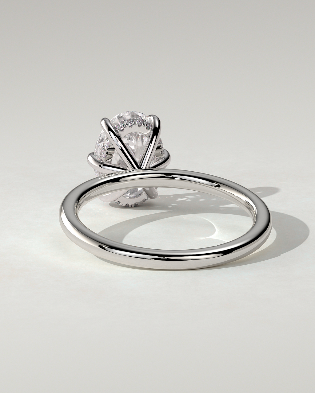 Wilma Solitaire Oval Ring