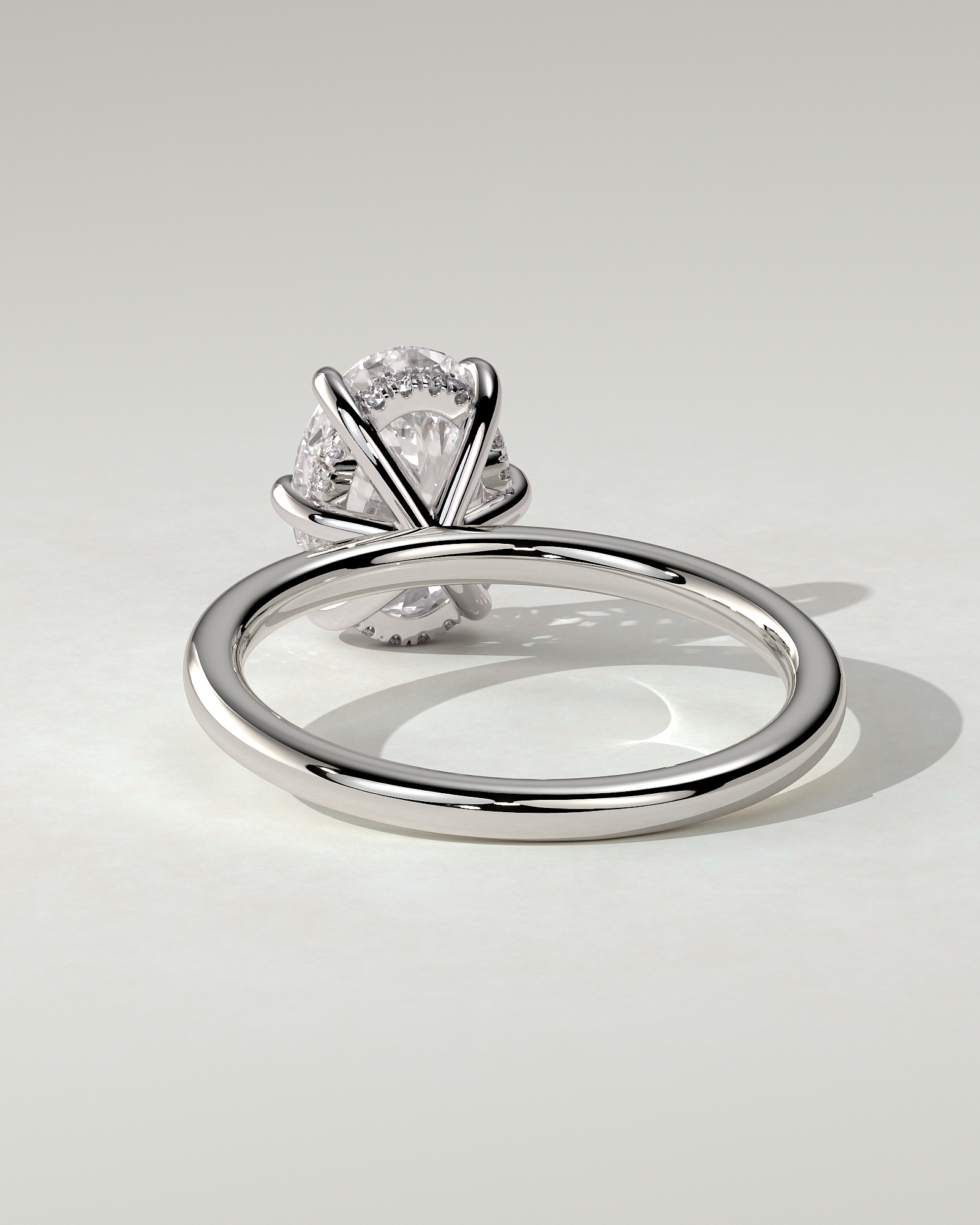 Wilma Solitaire Oval Ring