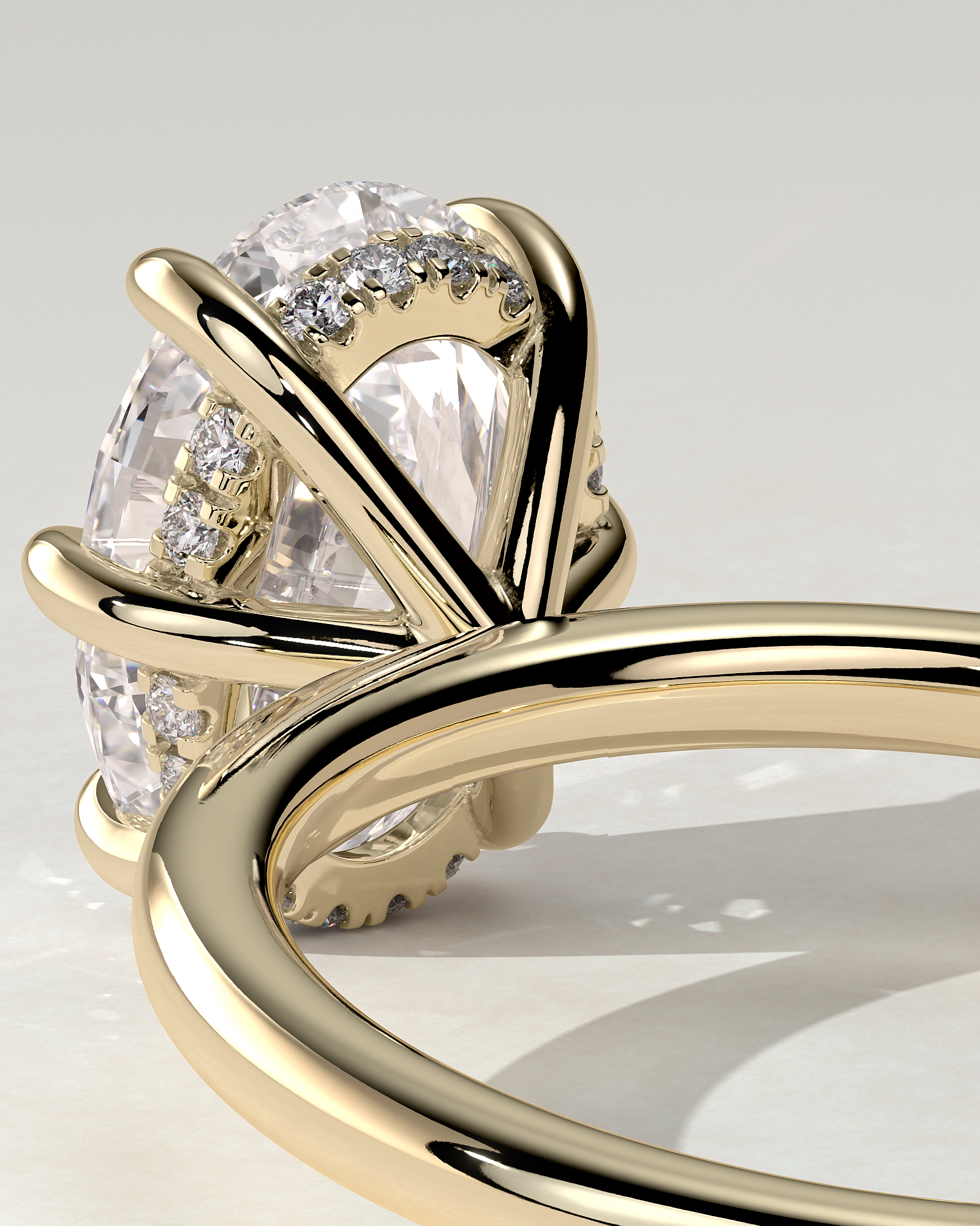 Wilma Solitaire Oval Ring