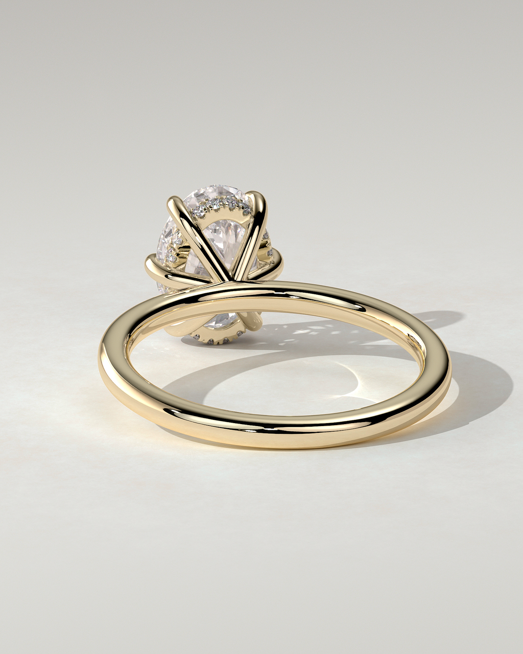 Wilma Solitaire Oval Ring