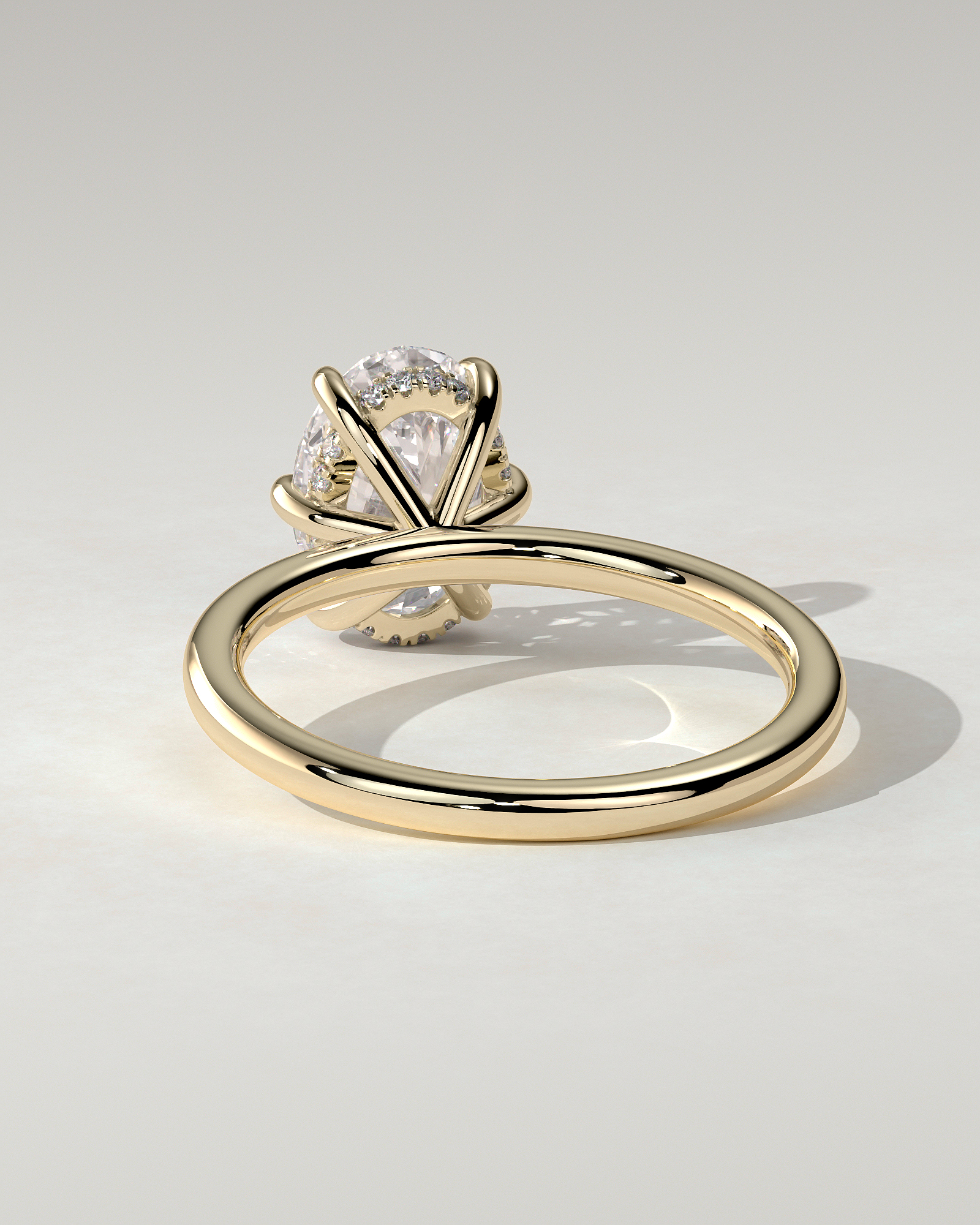 Wilma Solitaire Oval Ring