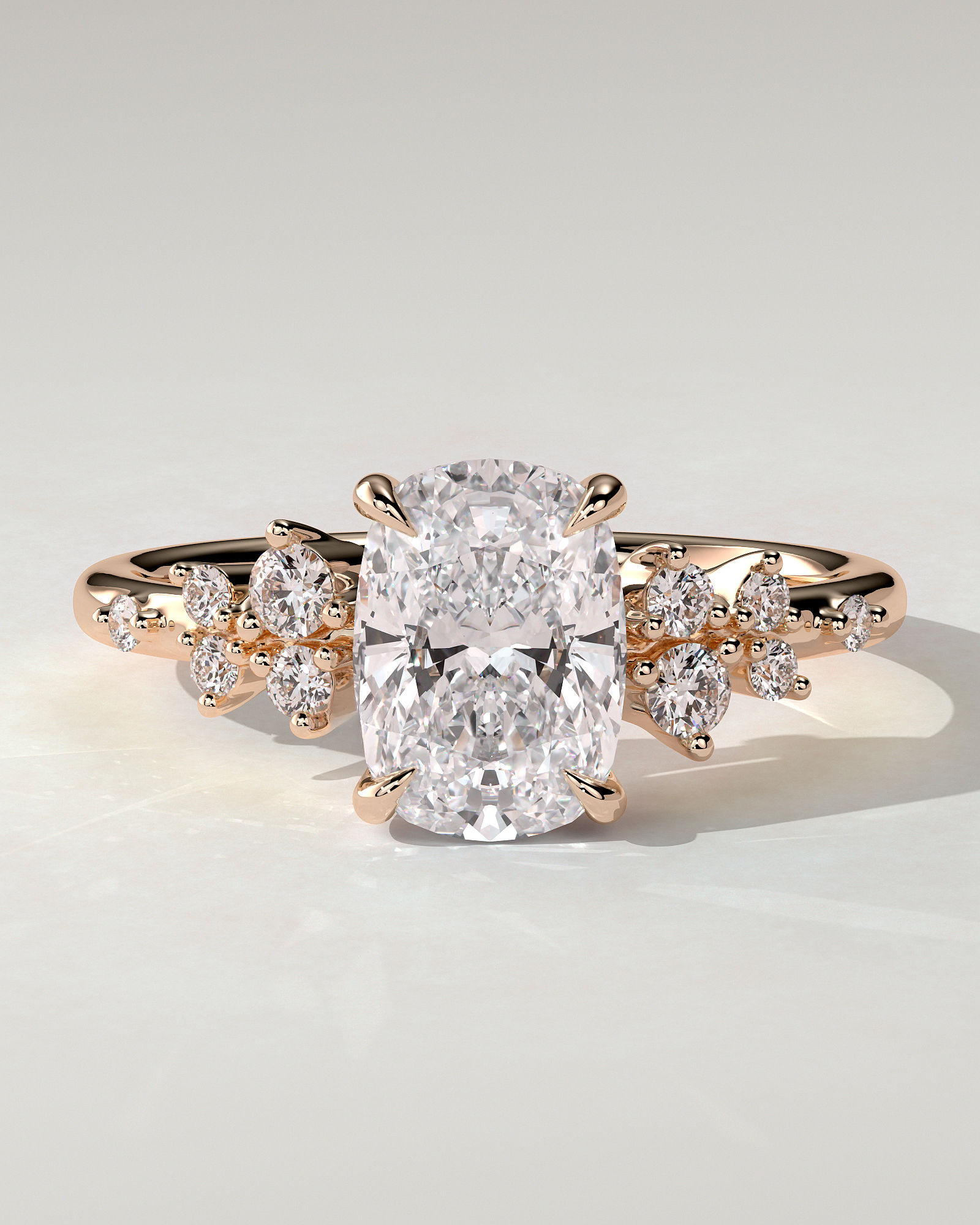 Winnie Solitaire Cushion Ring