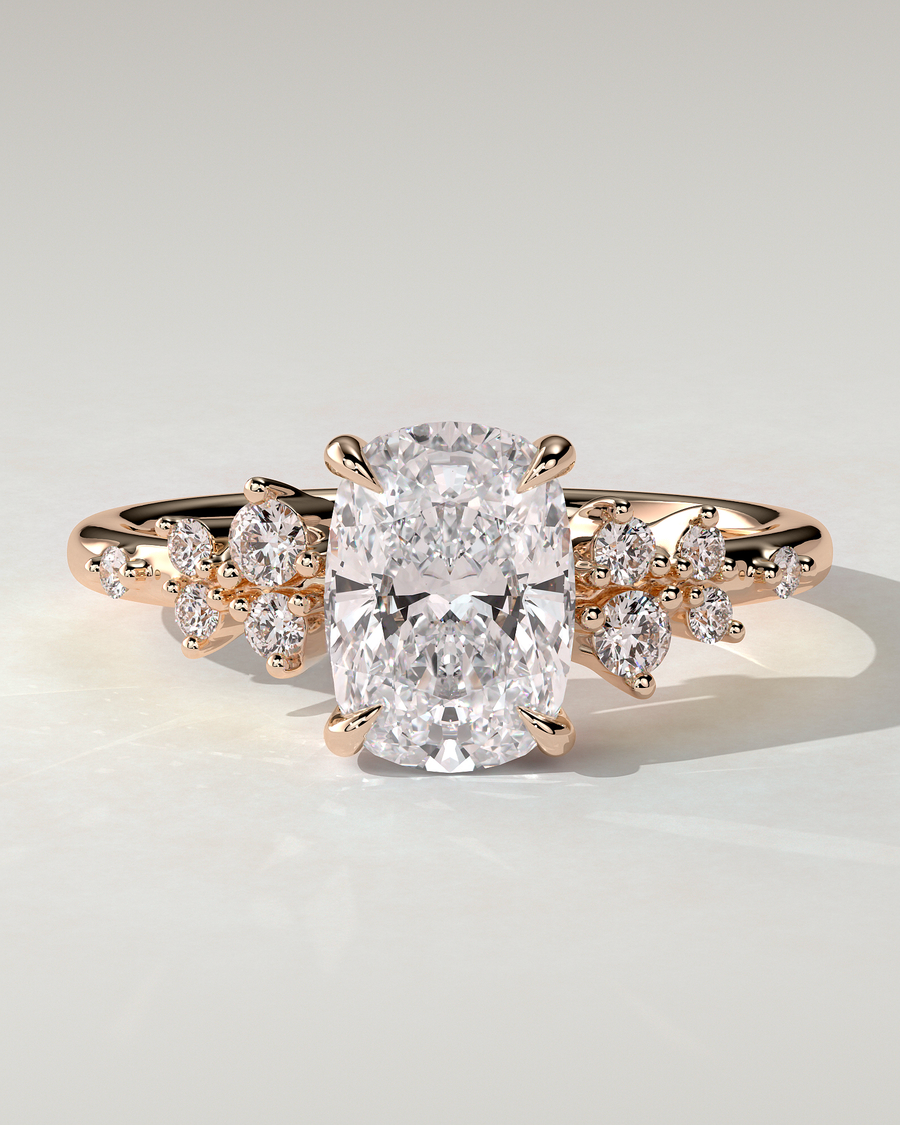 Winnie Solitaire Cushion Ring
