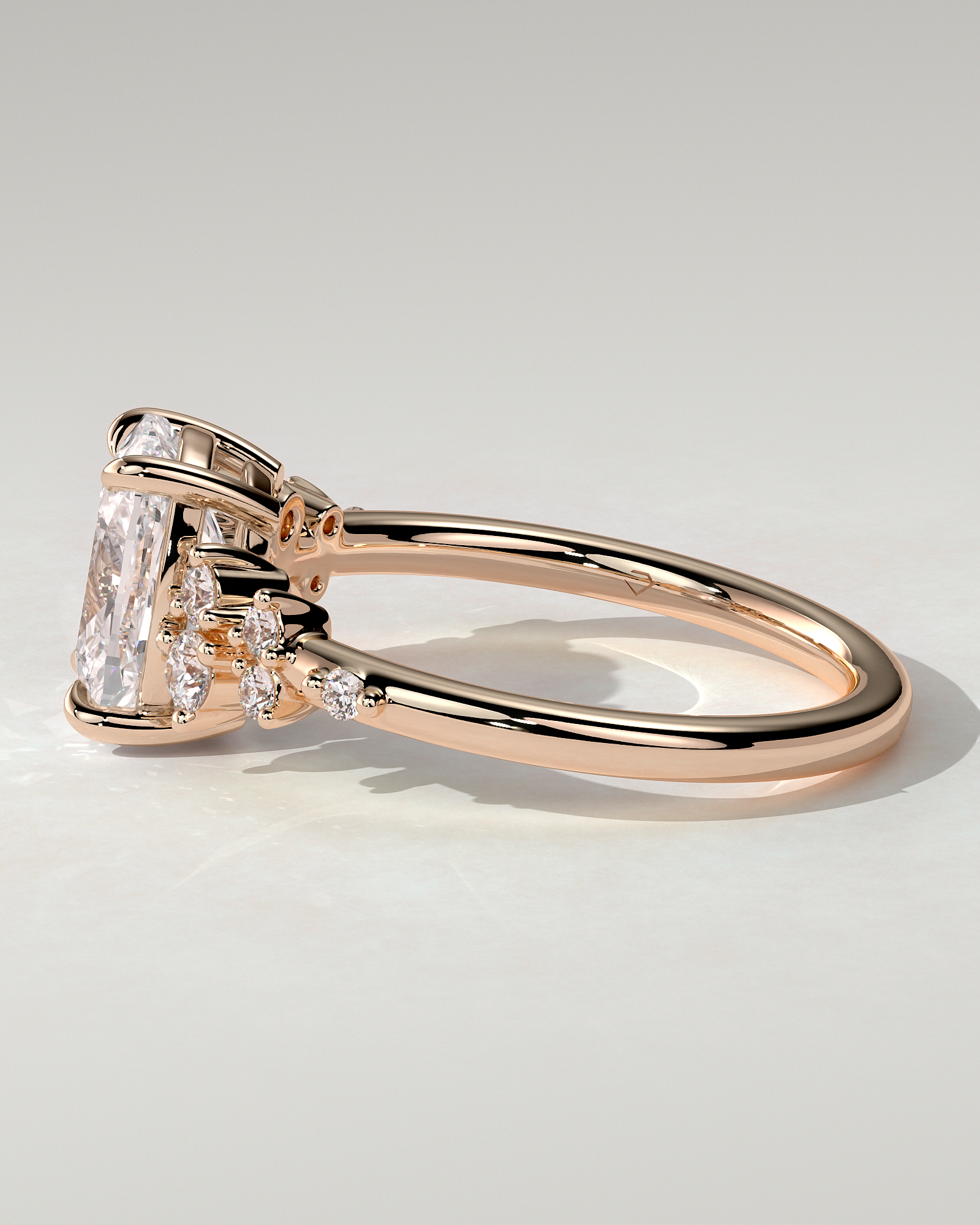 Winnie Solitaire Cushion Ring