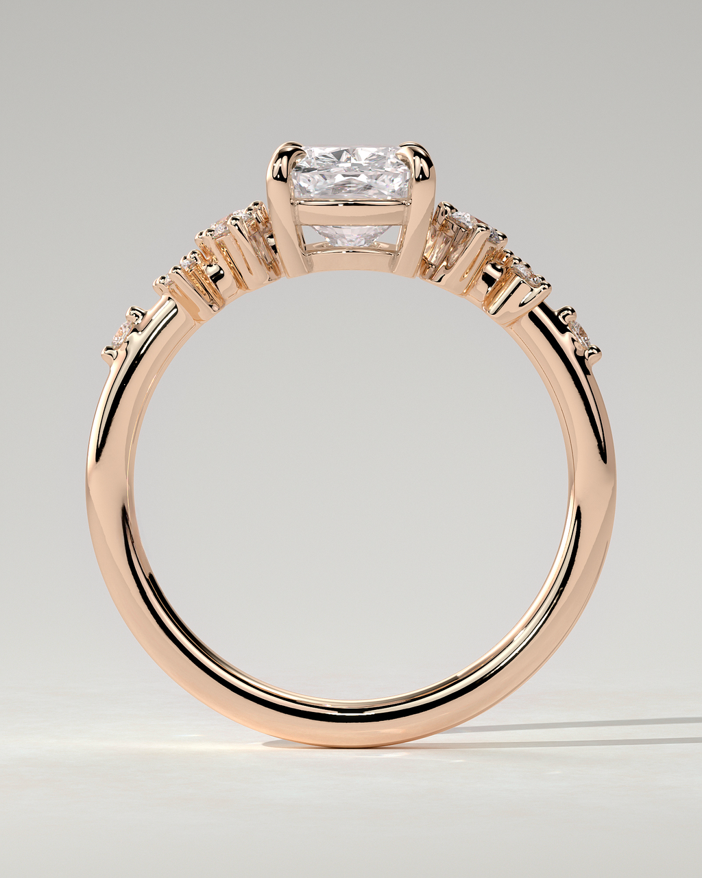 Winnie Solitaire Cushion Ring