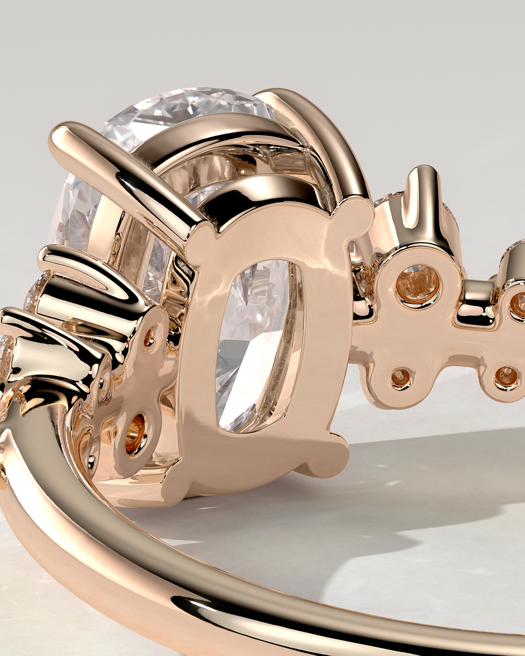 Winnie Solitaire Cushion Ring