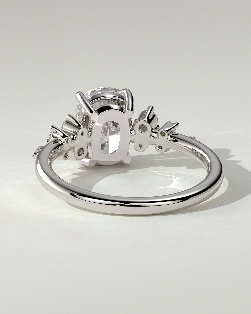 Winnie Solitaire Cushion Ring