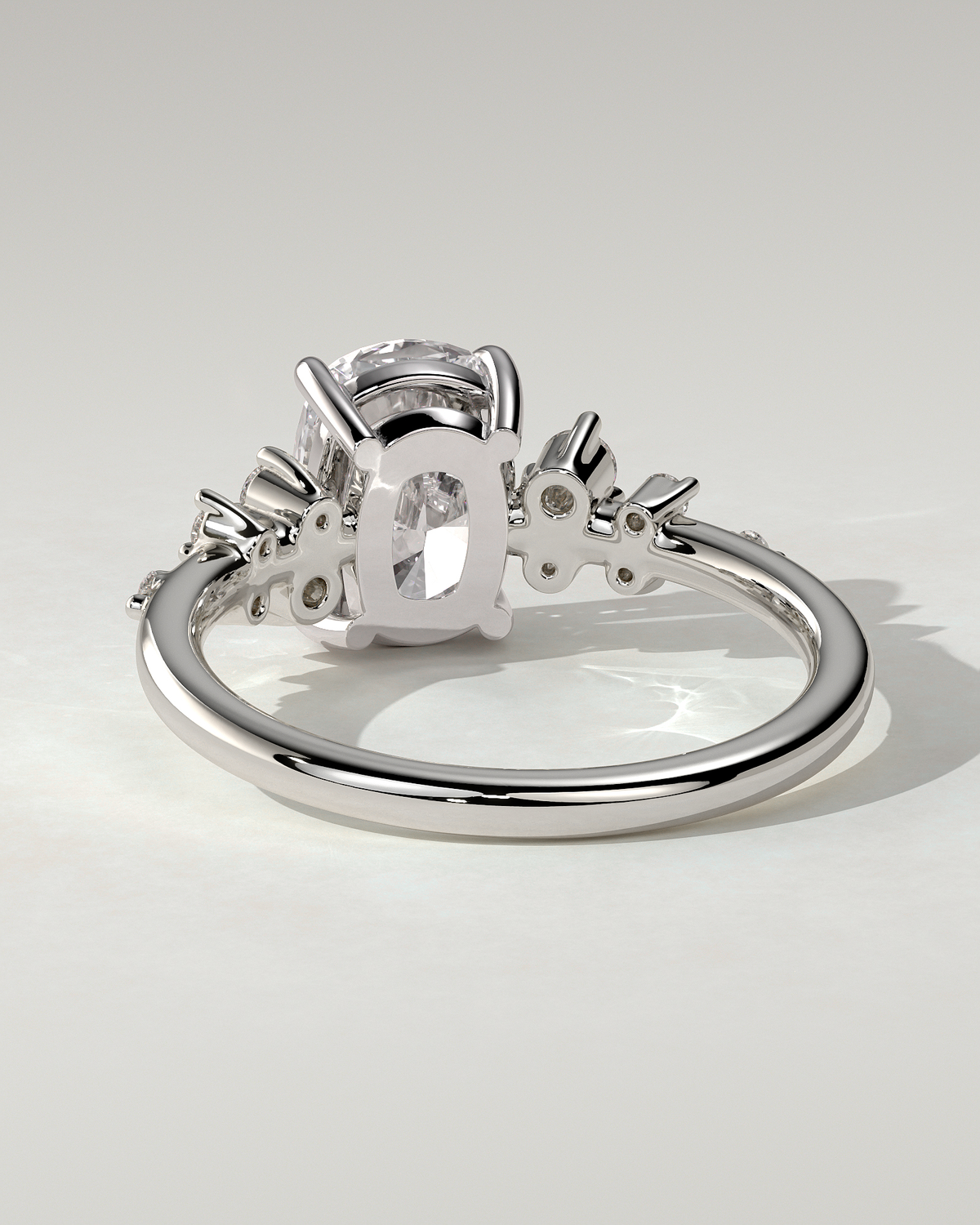 Winnie Solitaire Cushion Ring