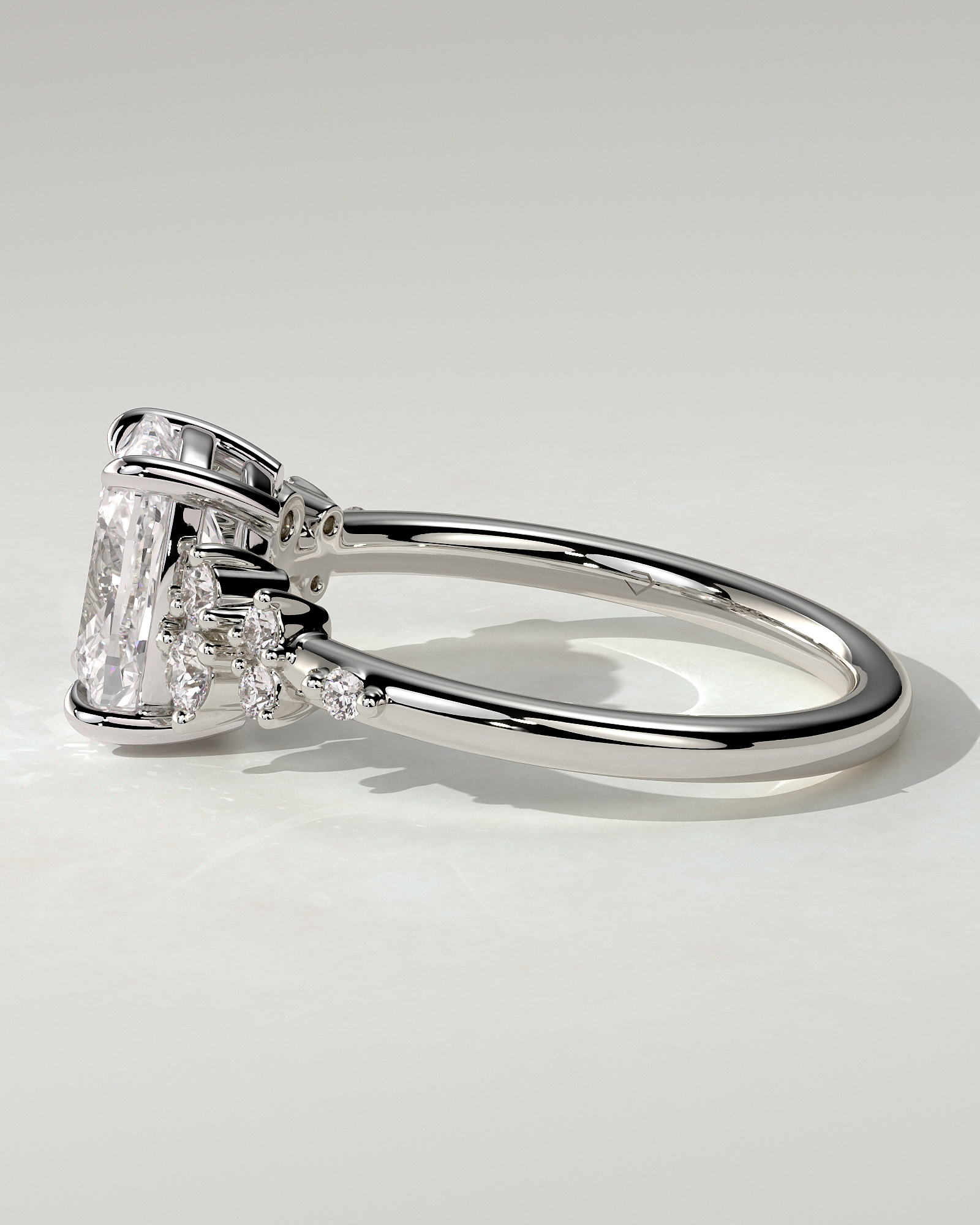 Winnie Solitaire Cushion Ring