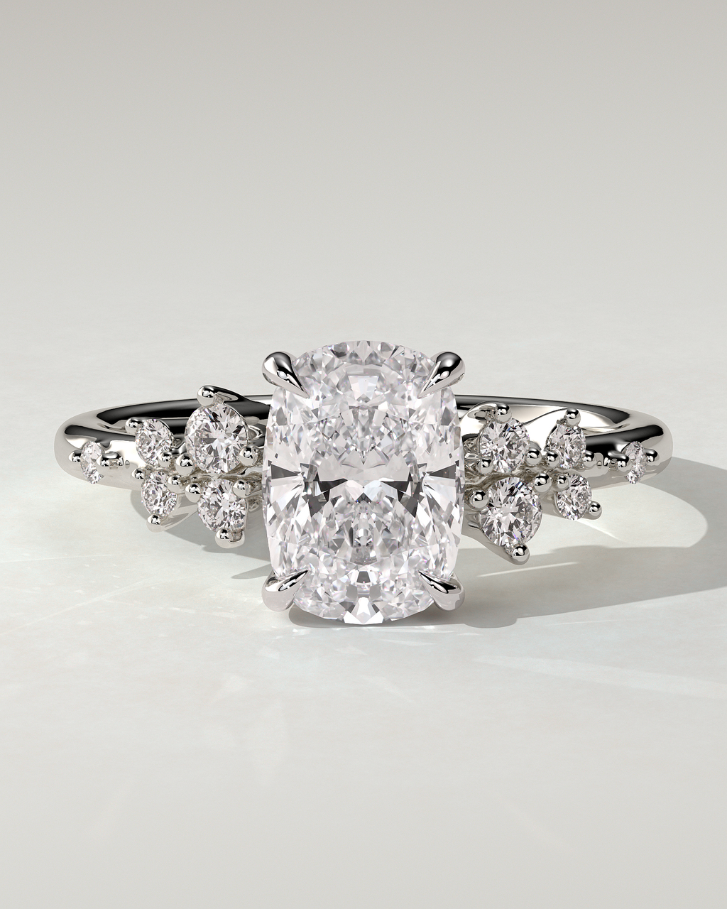 Winnie Solitaire Cushion Ring