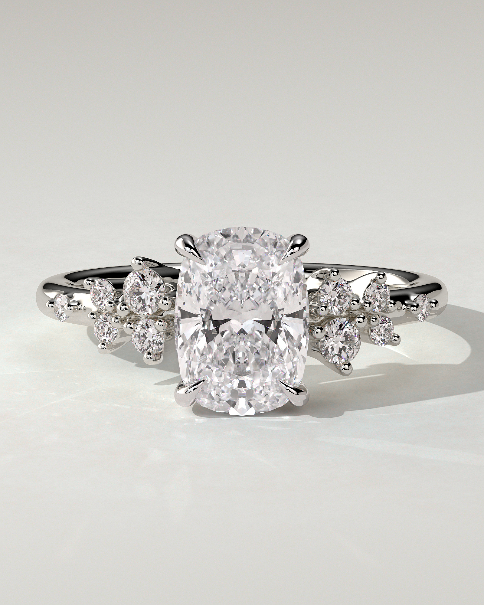 Winnie Solitaire Cushion Ring