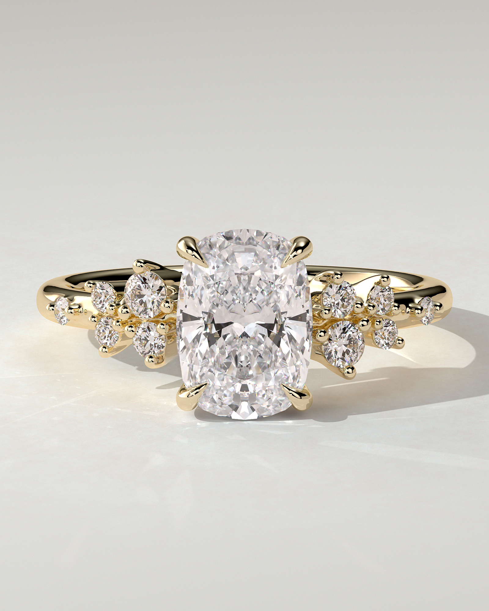 Winnie Solitaire Cushion Ring