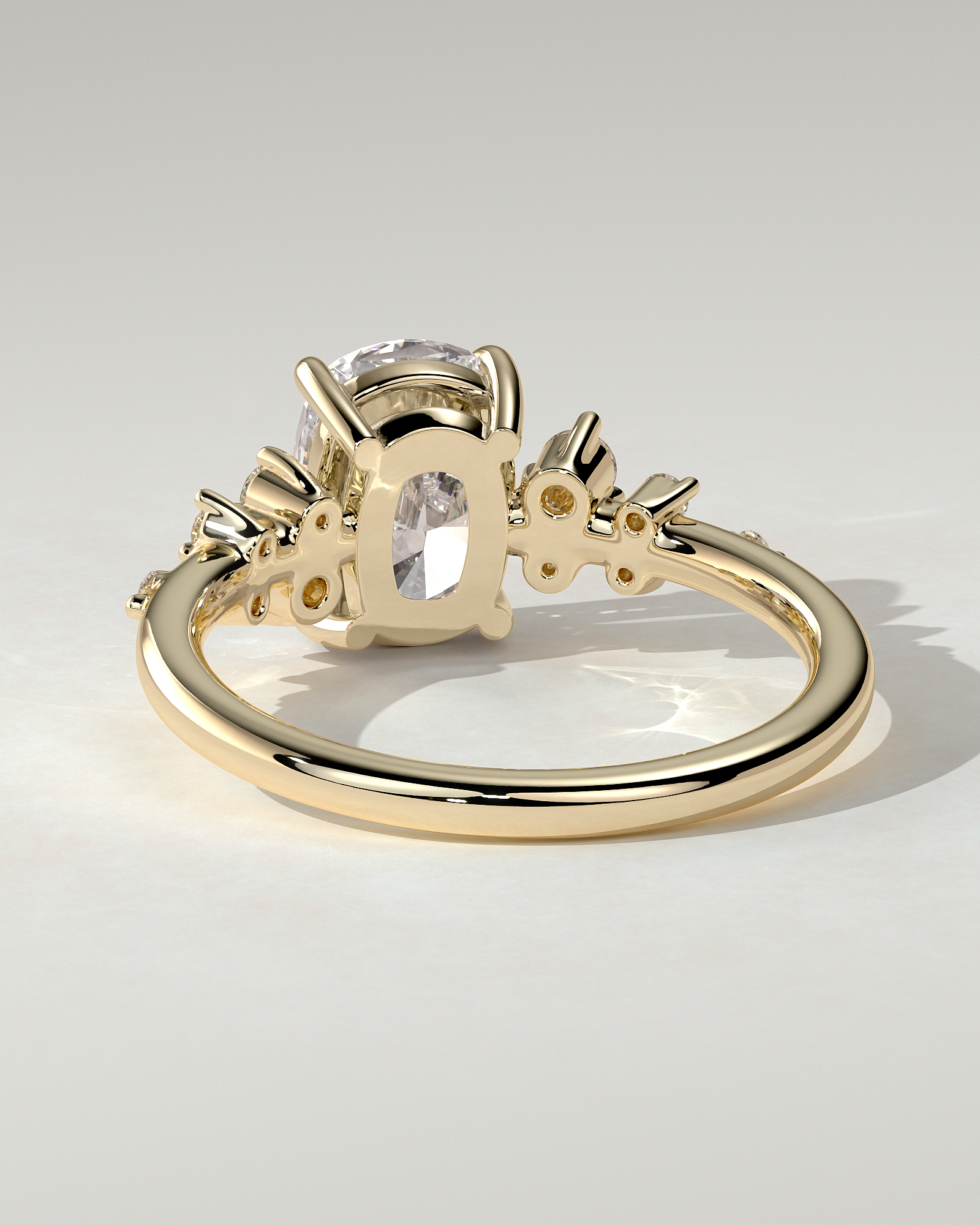 Winnie Solitaire Cushion Ring