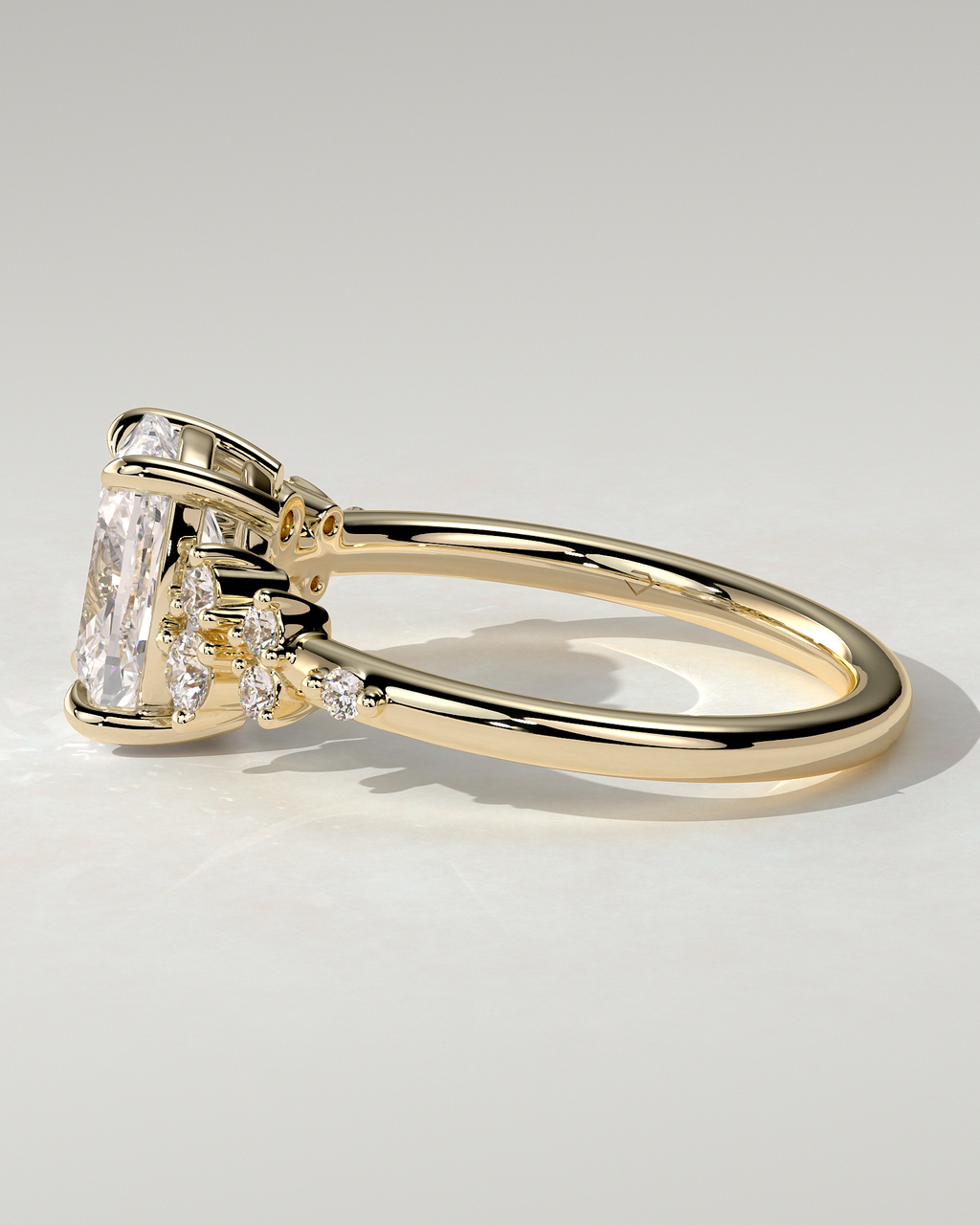 Winnie Solitaire Cushion Ring