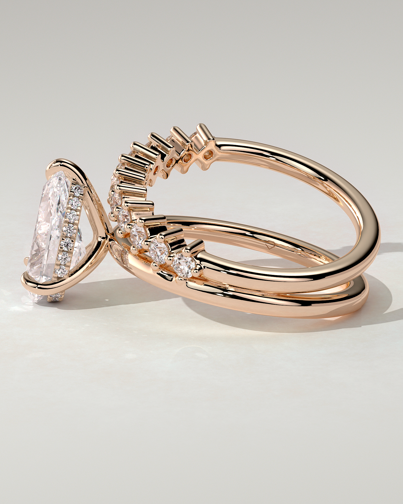 Xanthe Solitaire Pear Ring