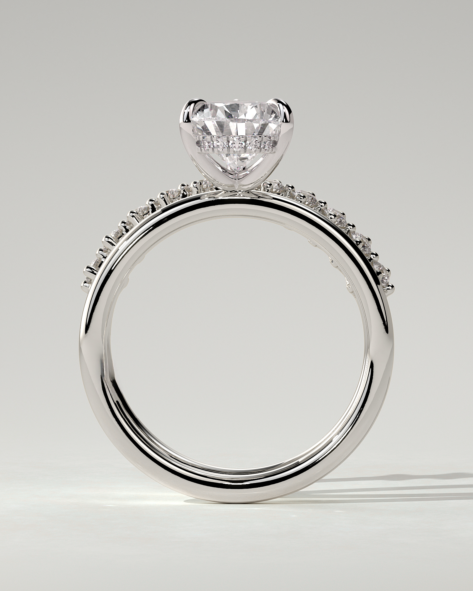 Xanthe Solitaire Pear Ring