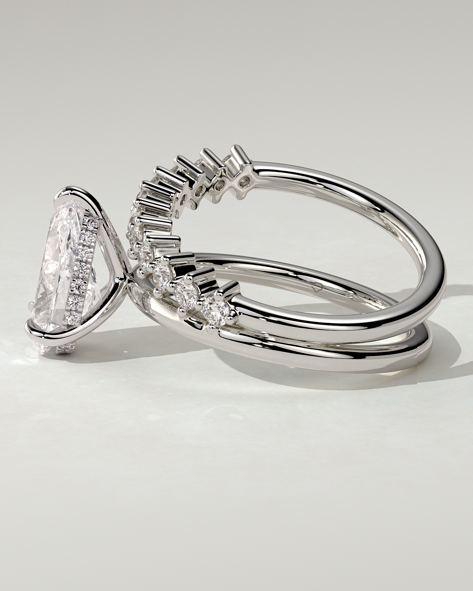 Xanthe Solitaire Pear Ring