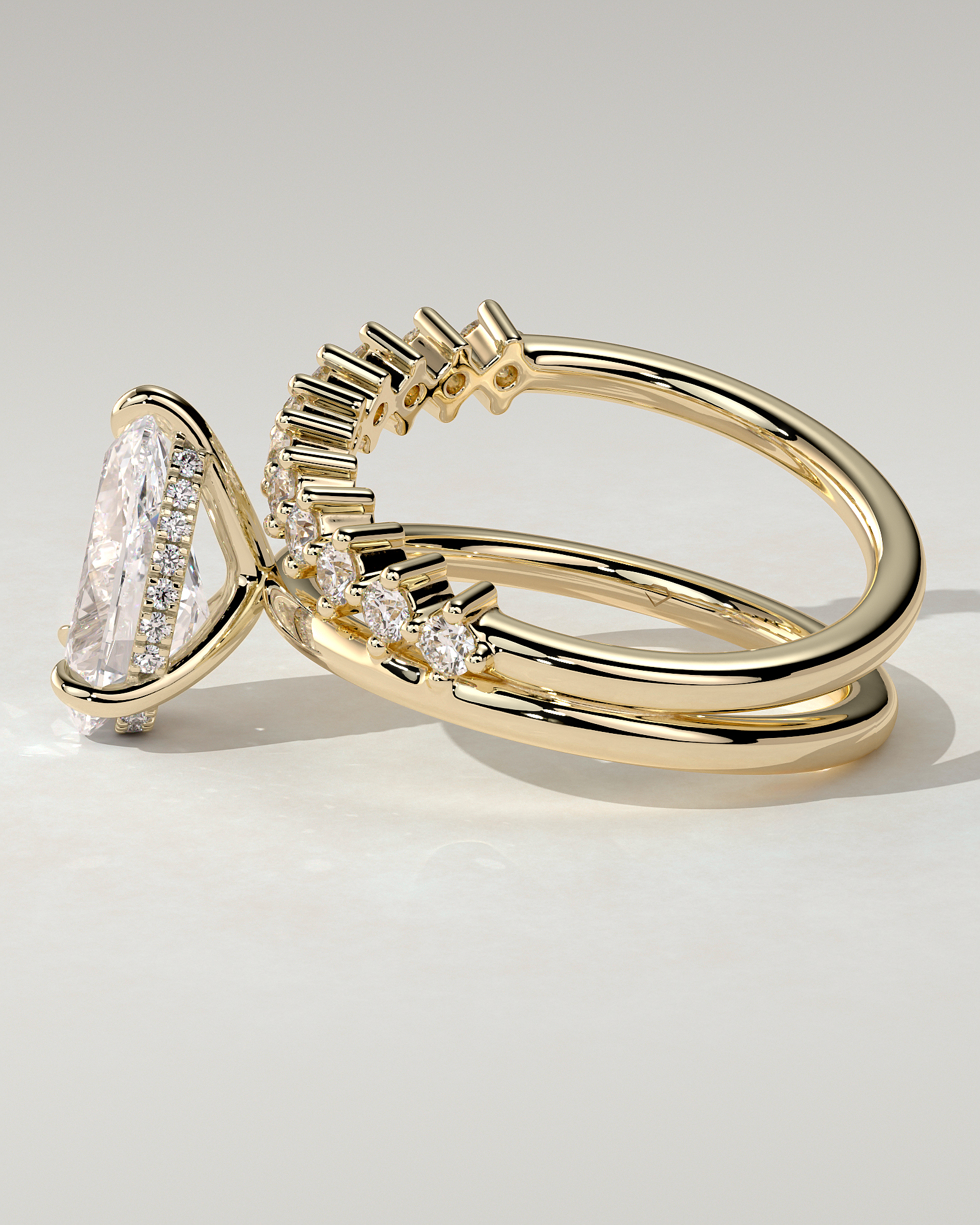 Xanthe Solitaire Pear Ring