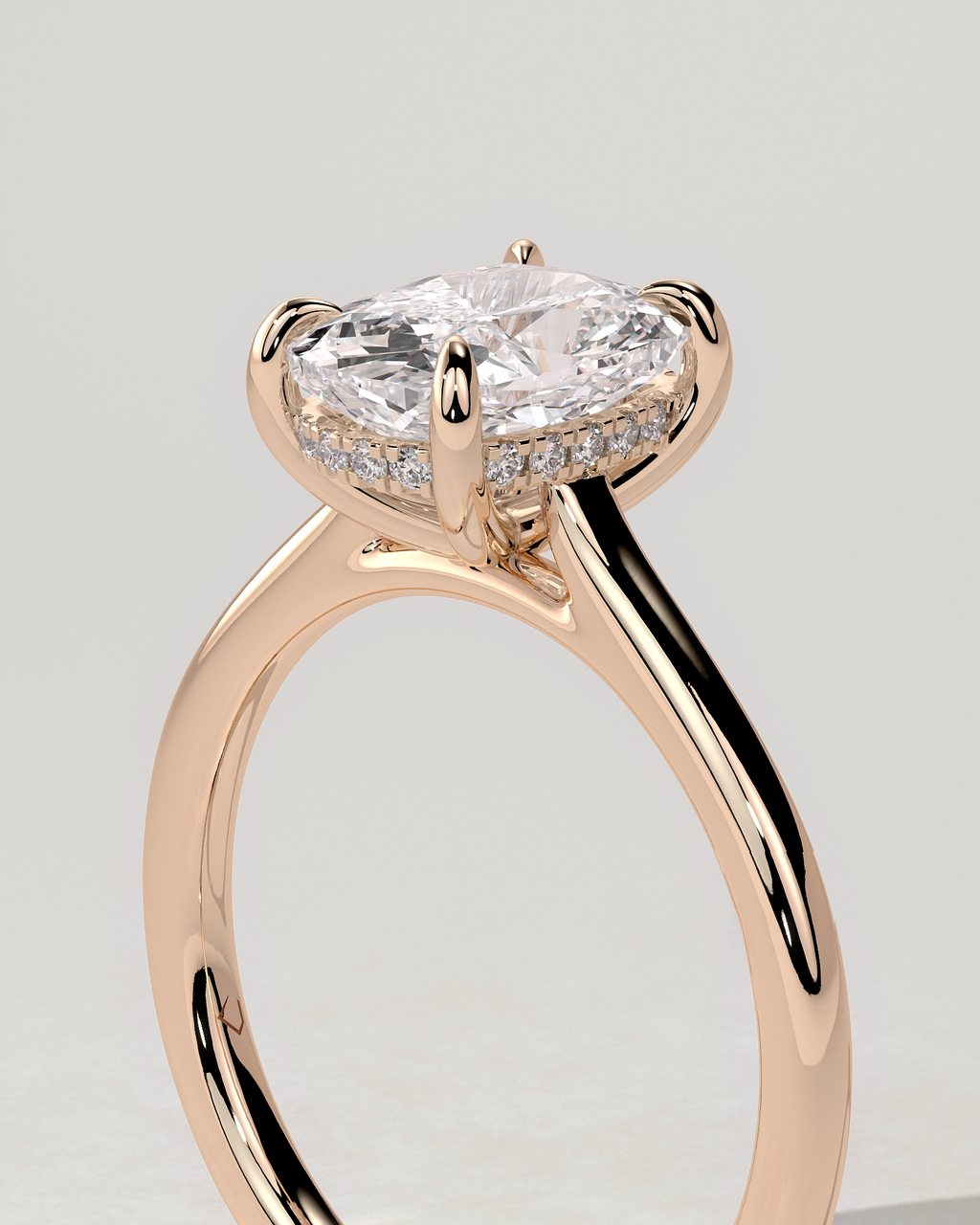 Yasmine Solitaire Cushion Ring