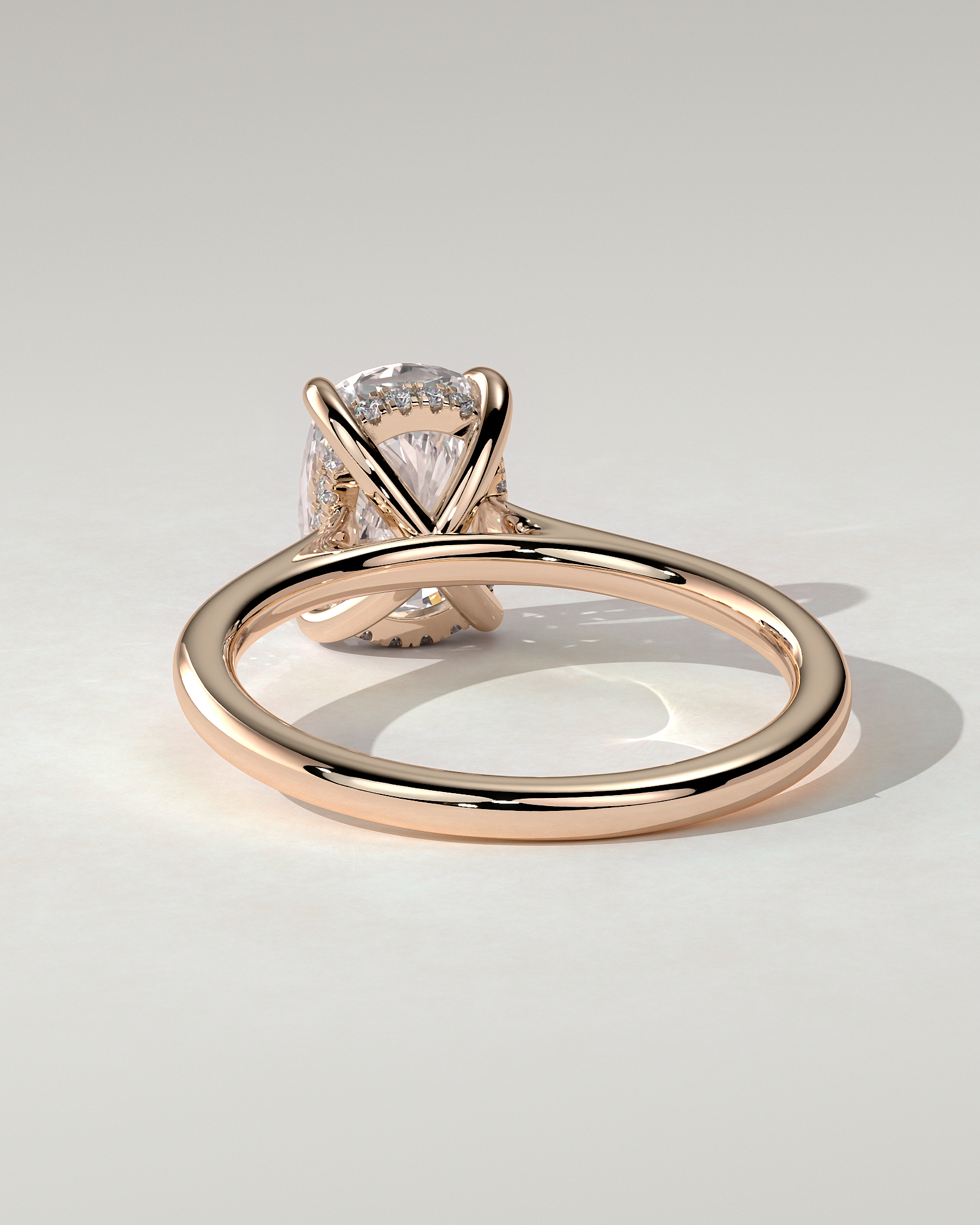 Yasmine Solitaire Cushion Ring
