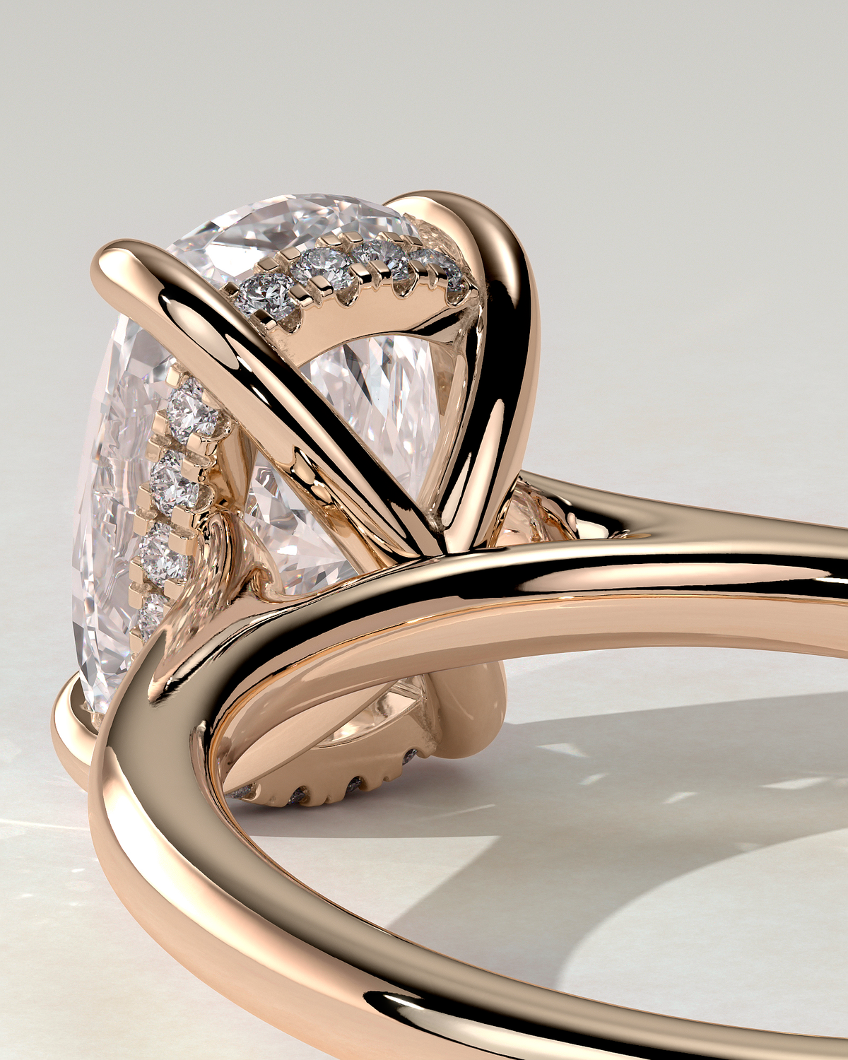 Yasmine Solitaire Cushion Ring