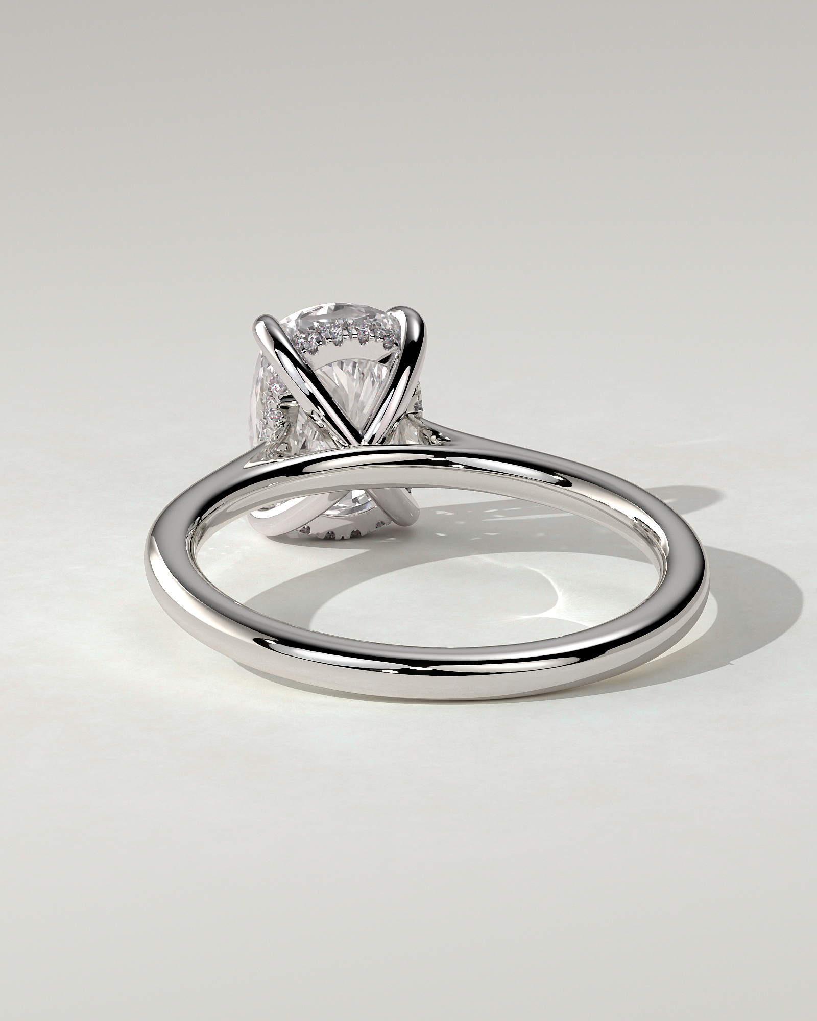 Yasmine Solitaire Cushion Ring