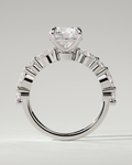 Zade Solitaire Round Ring