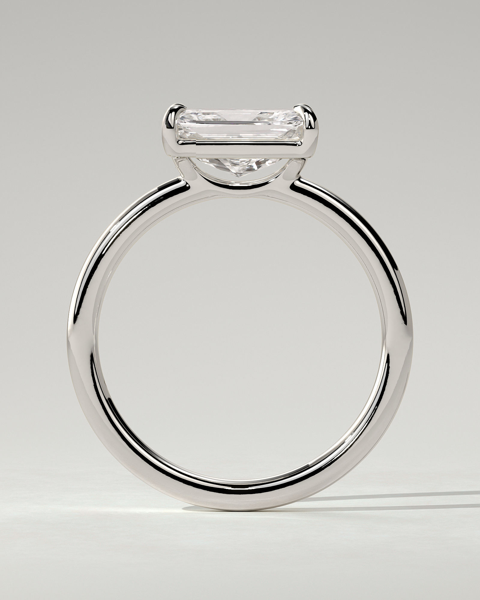 Zara East-West Round Ring