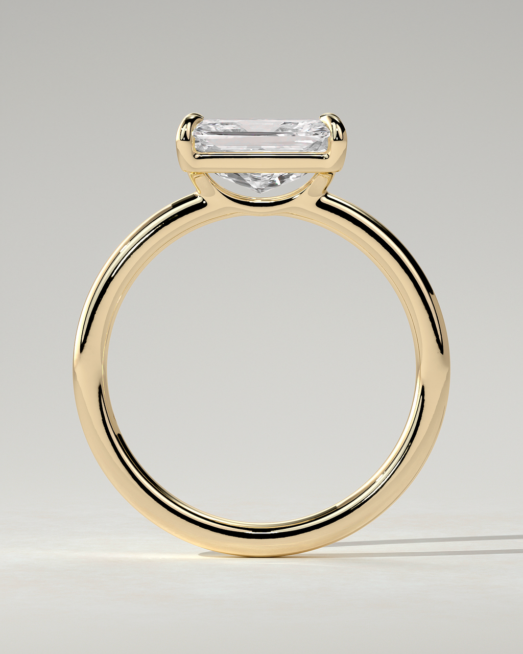 Zara East-West Round Ring