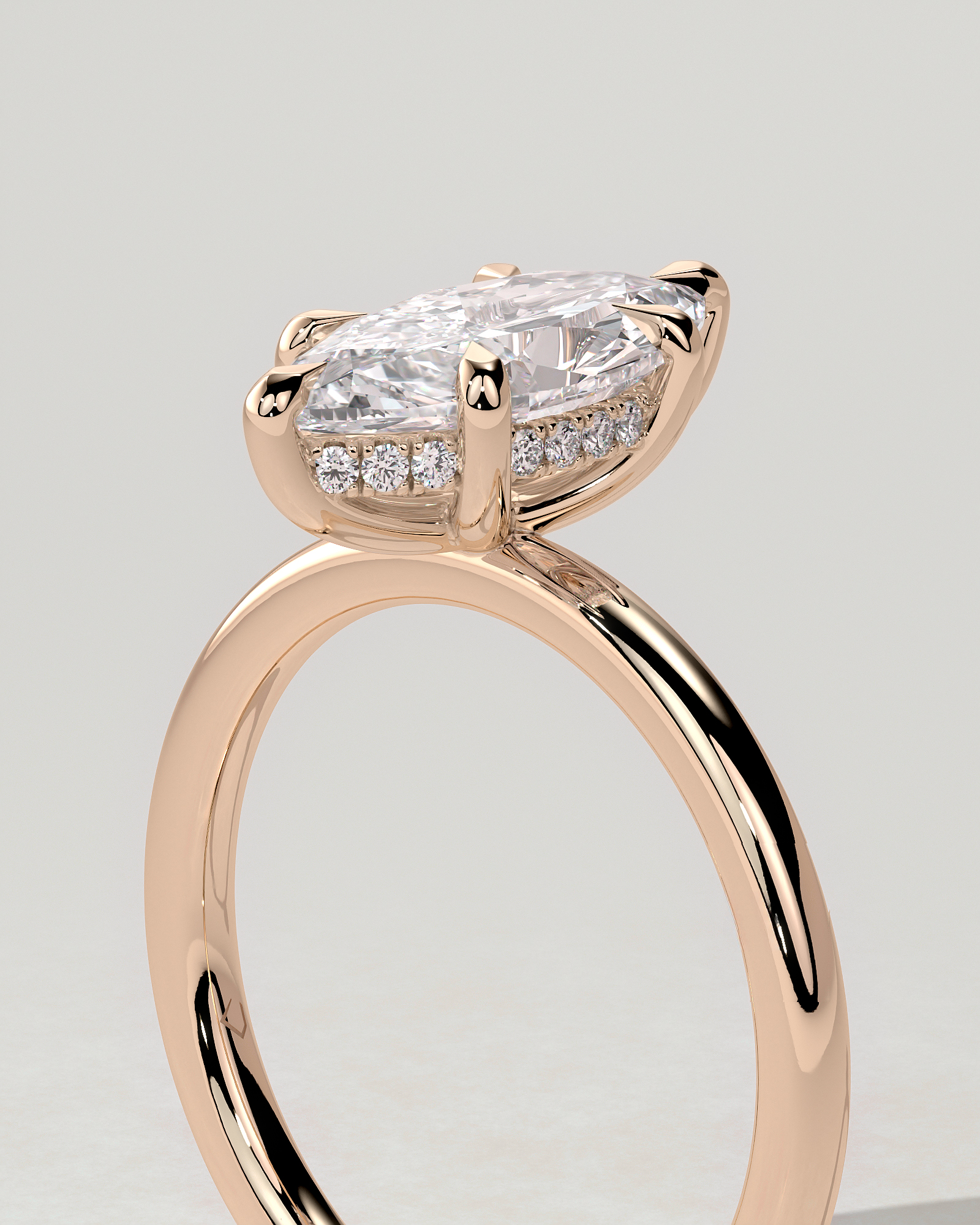 Zariyah Solitaire Marquise Ring