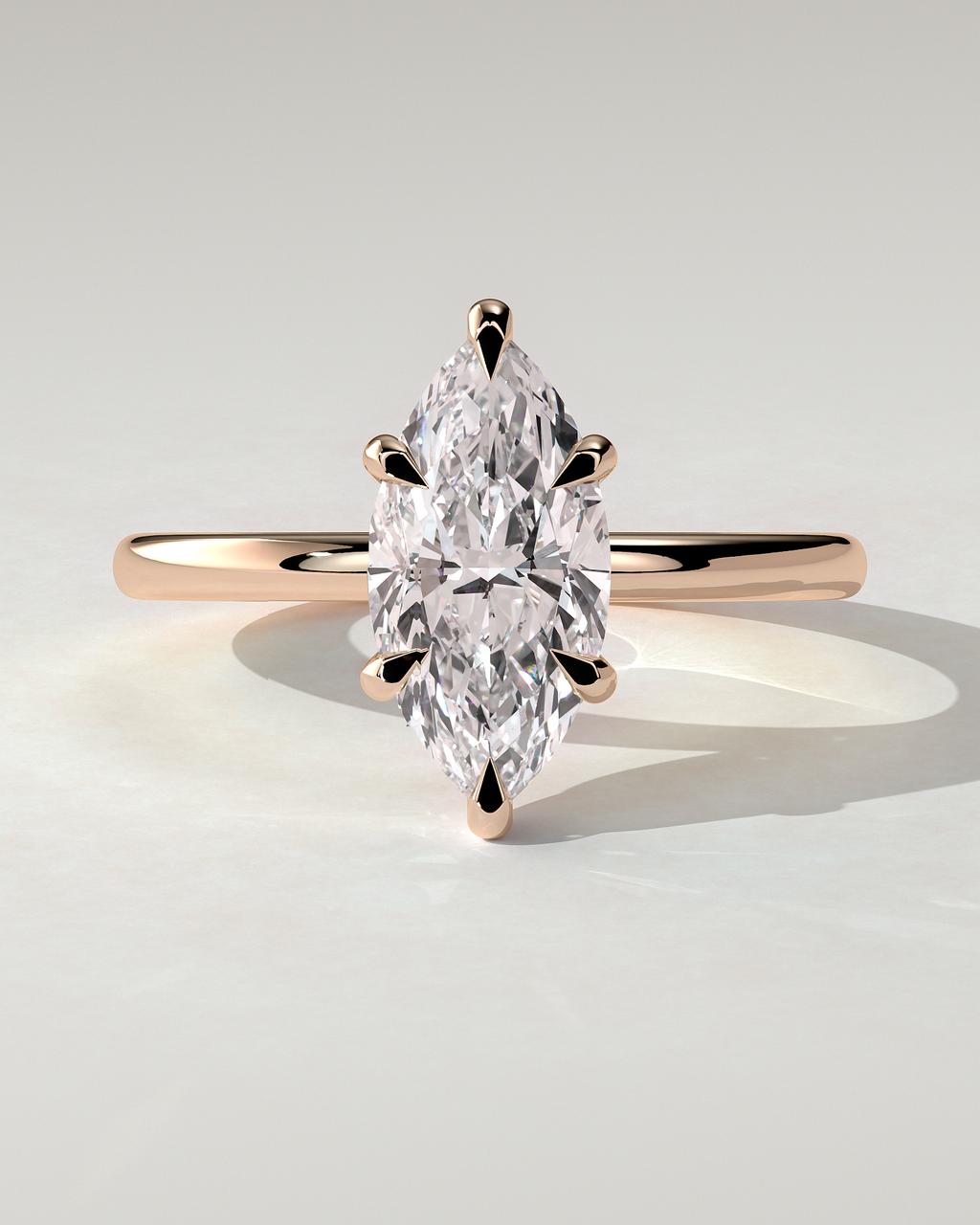 Zariyah Solitaire Marquise Ring