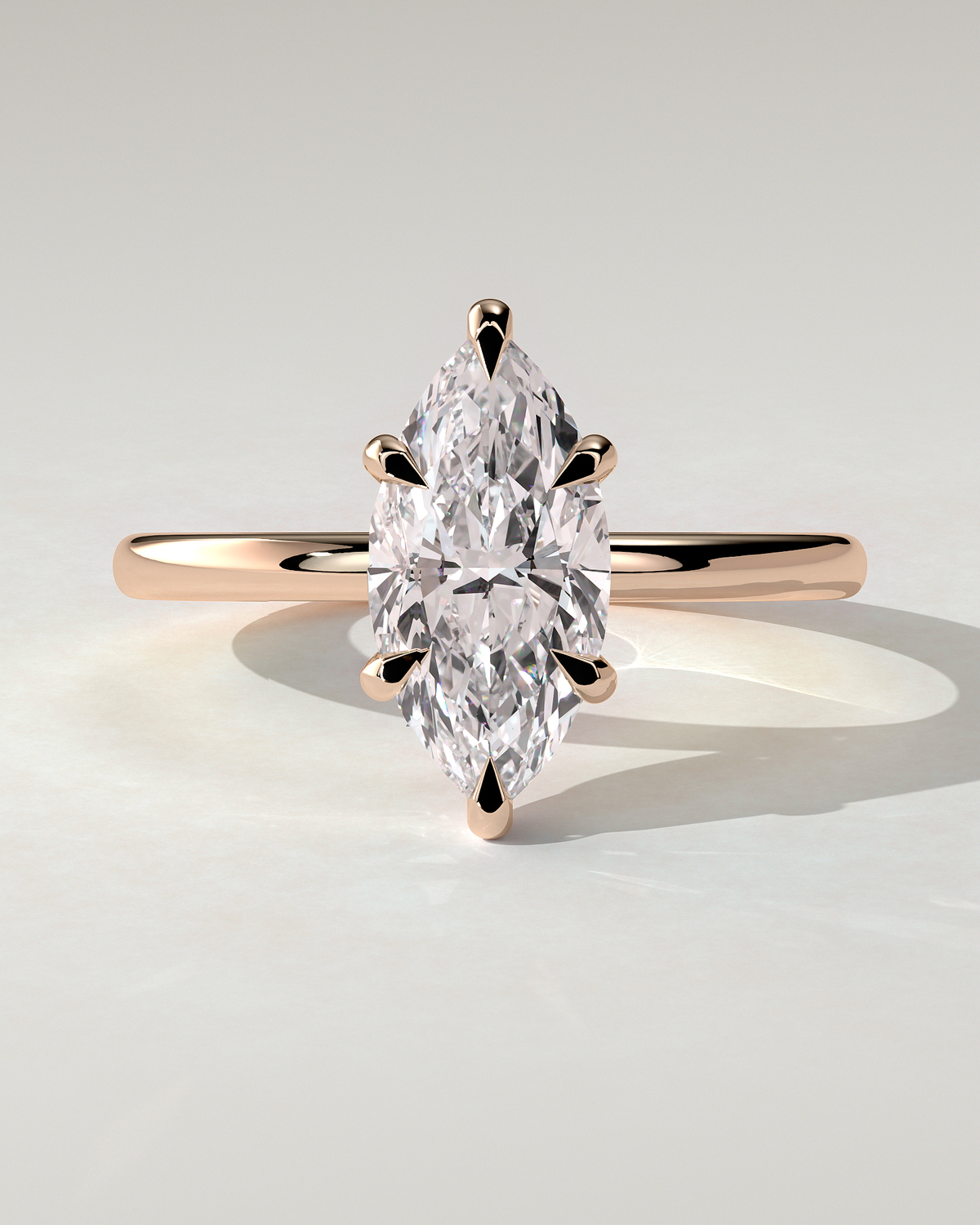Zariyah Solitaire Marquise Ring
