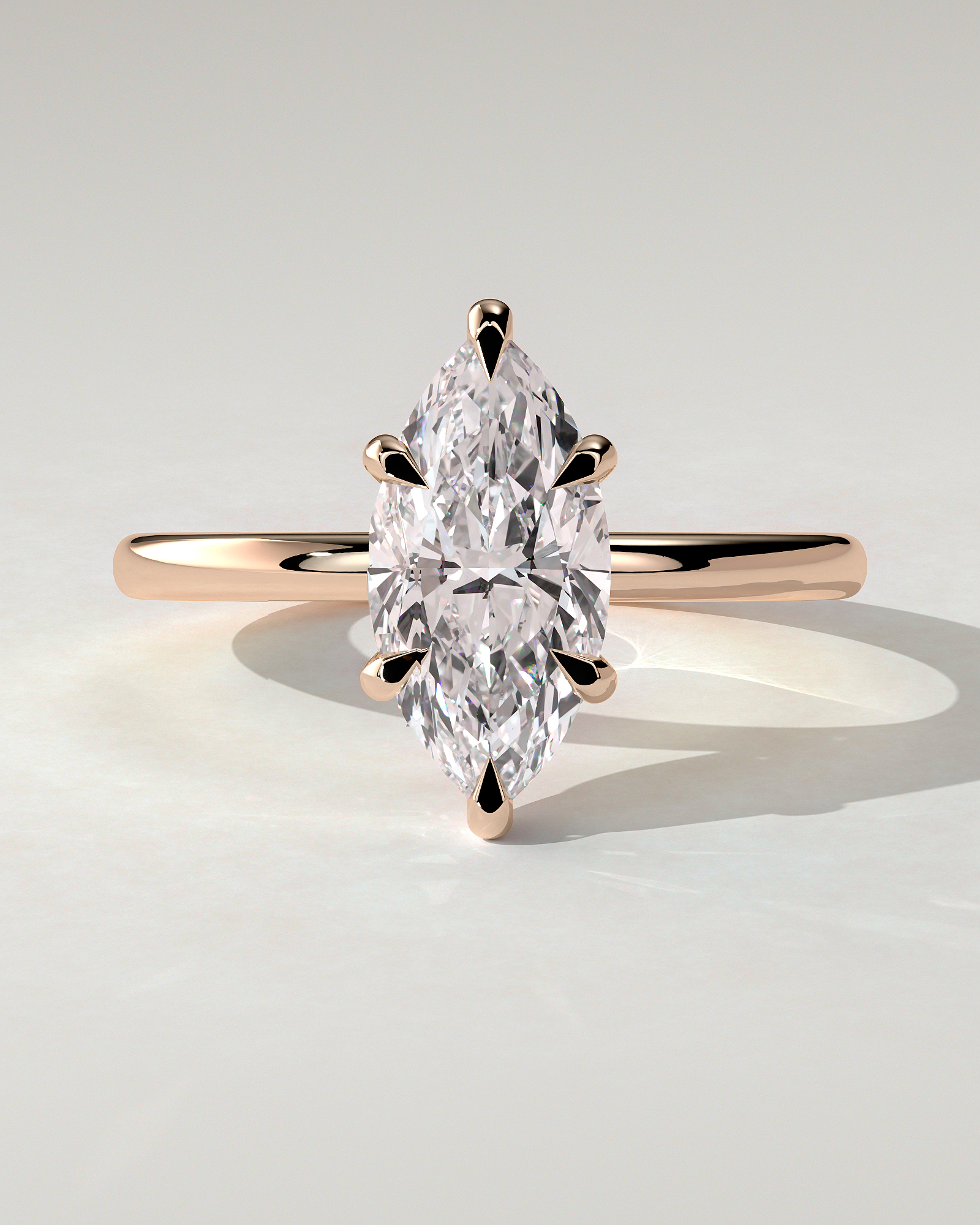 Zariyah Solitaire Marquise Ring