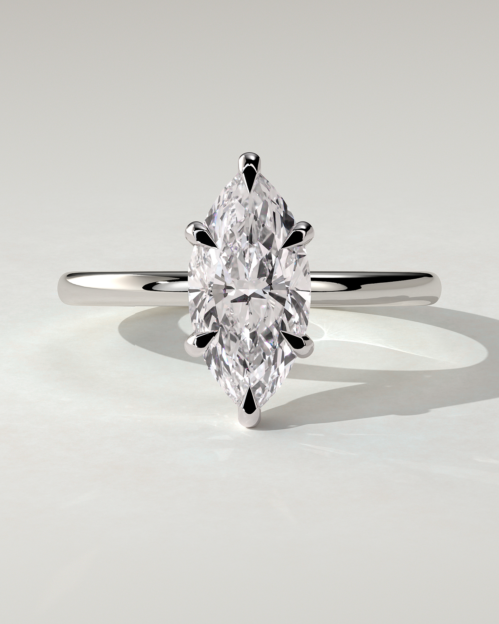 Zariyah Solitaire Marquise Ring