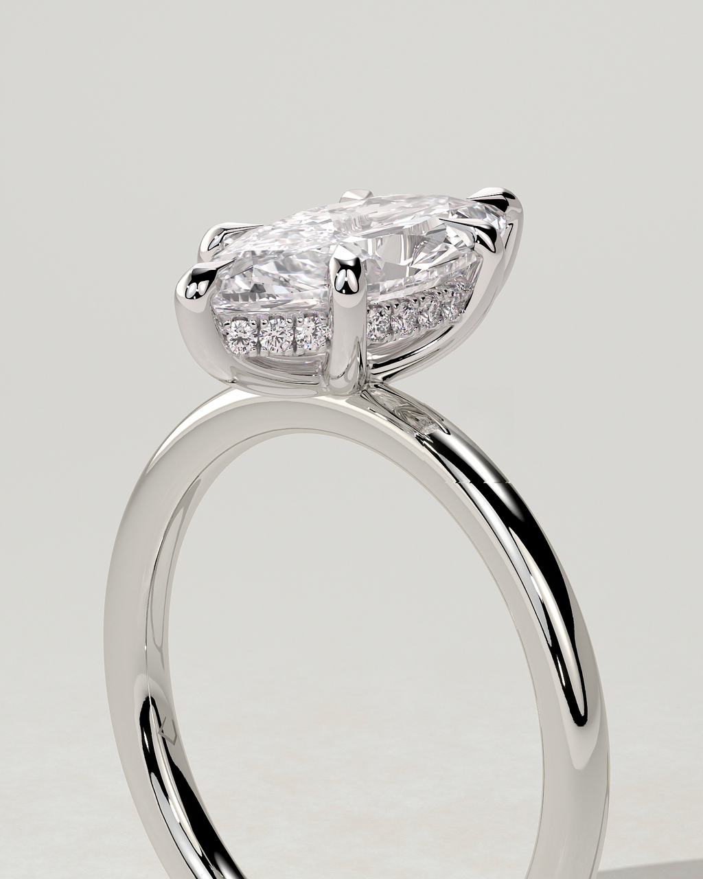 Zariyah Solitaire Marquise Ring