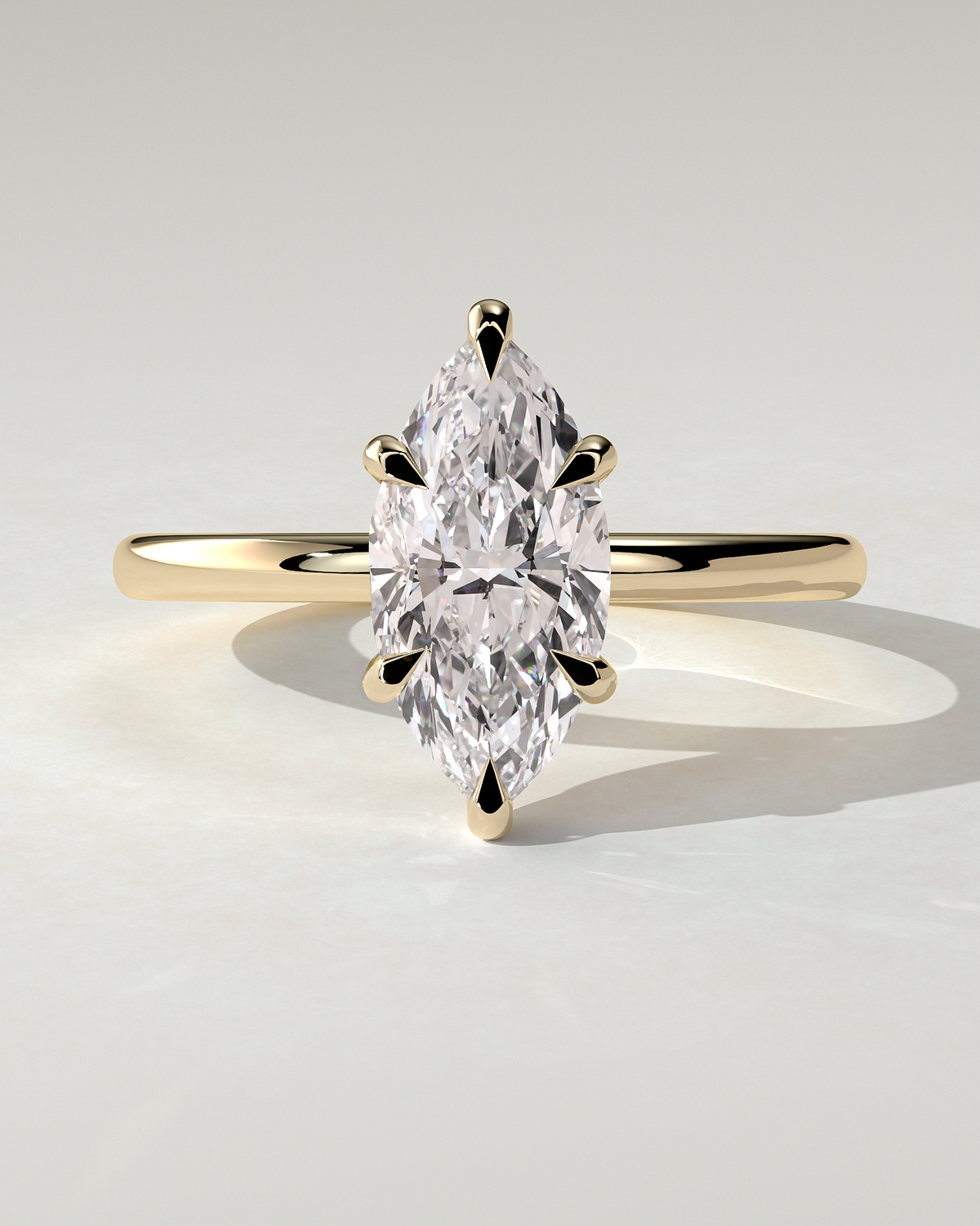 Zariyah Solitaire Marquise Ring