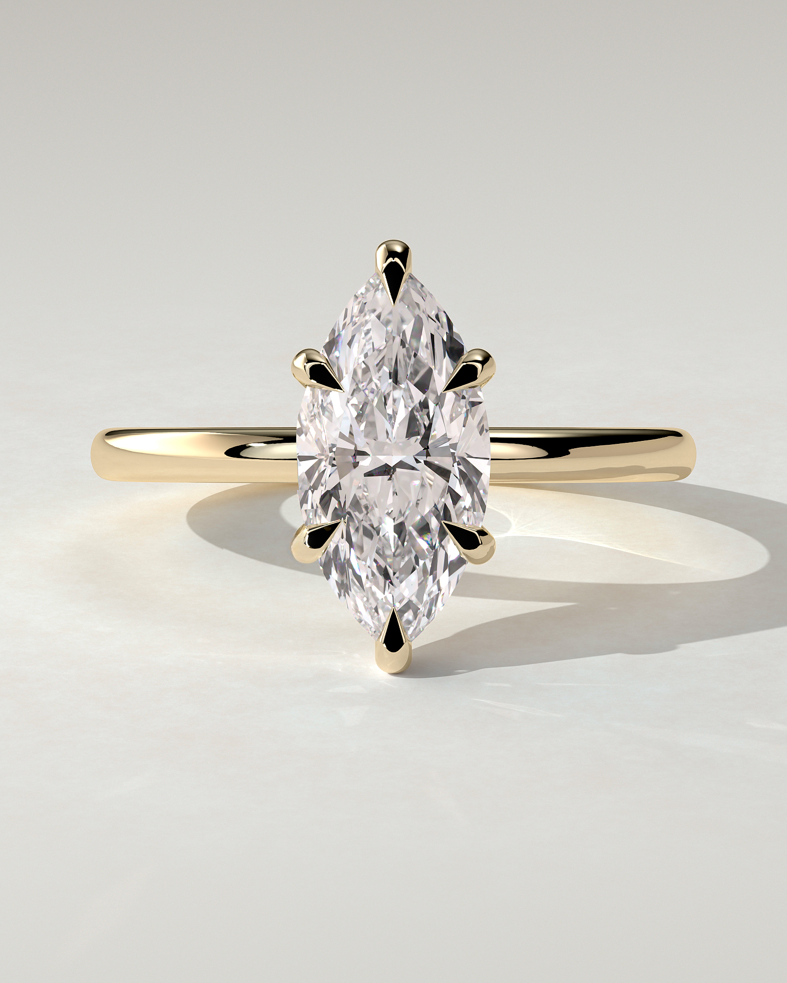 Zariyah Solitaire Marquise Ring