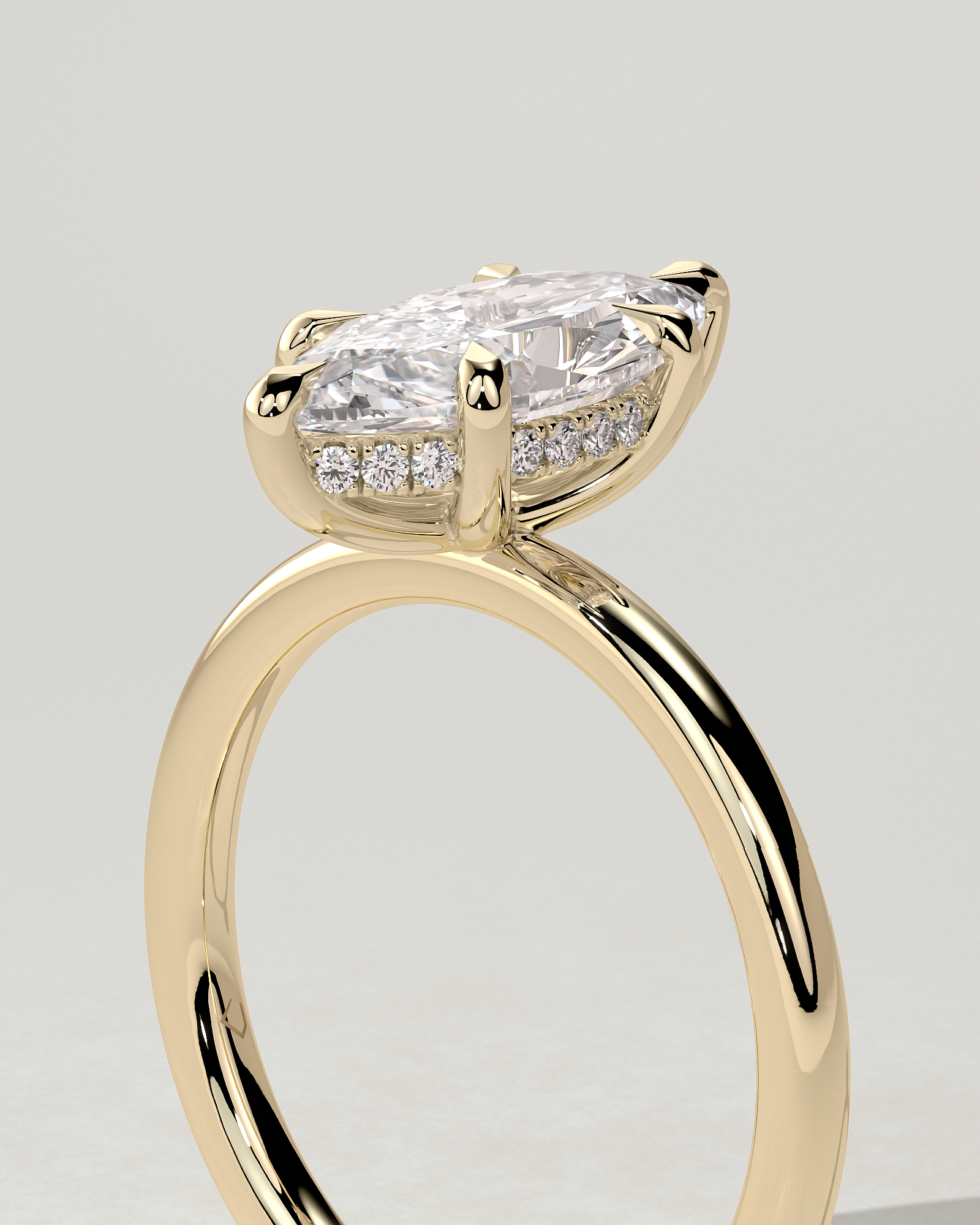 Zariyah Solitaire Marquise Ring